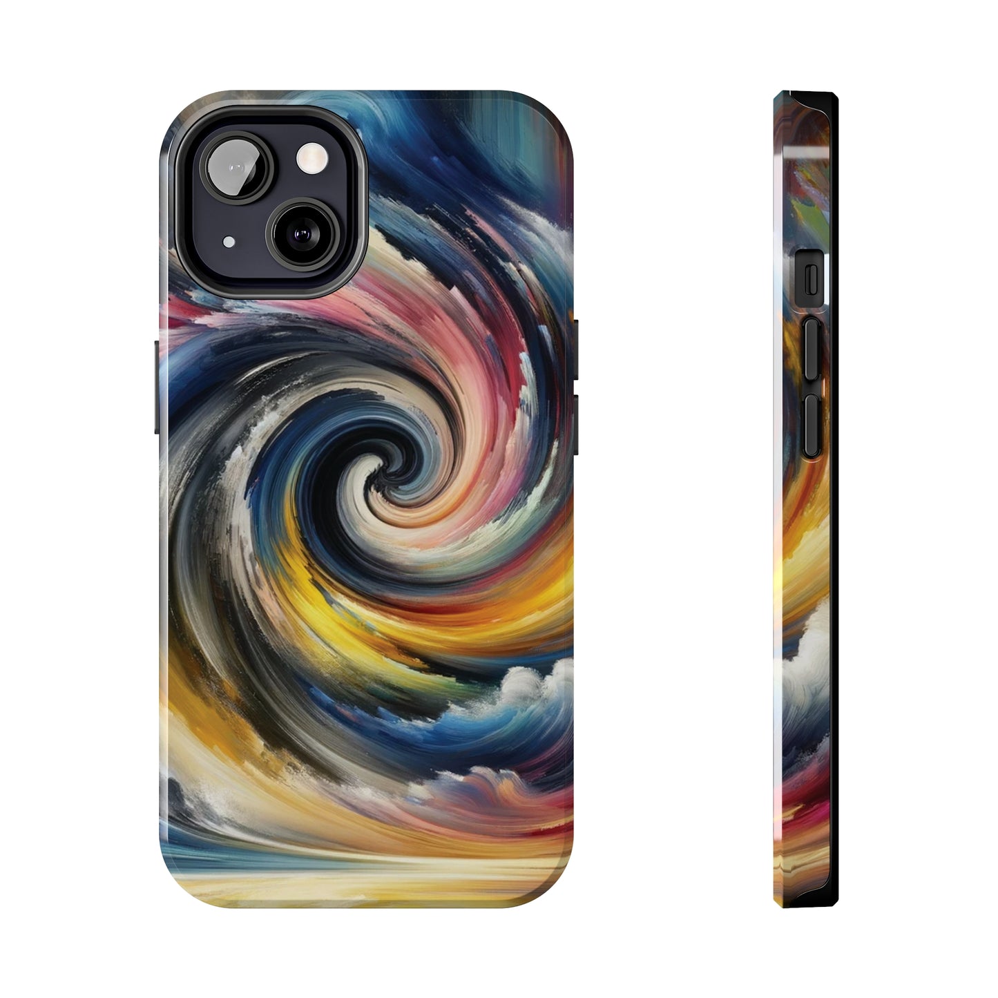 ToughDrop Apple iPhone Case Ft. Swirled Brush