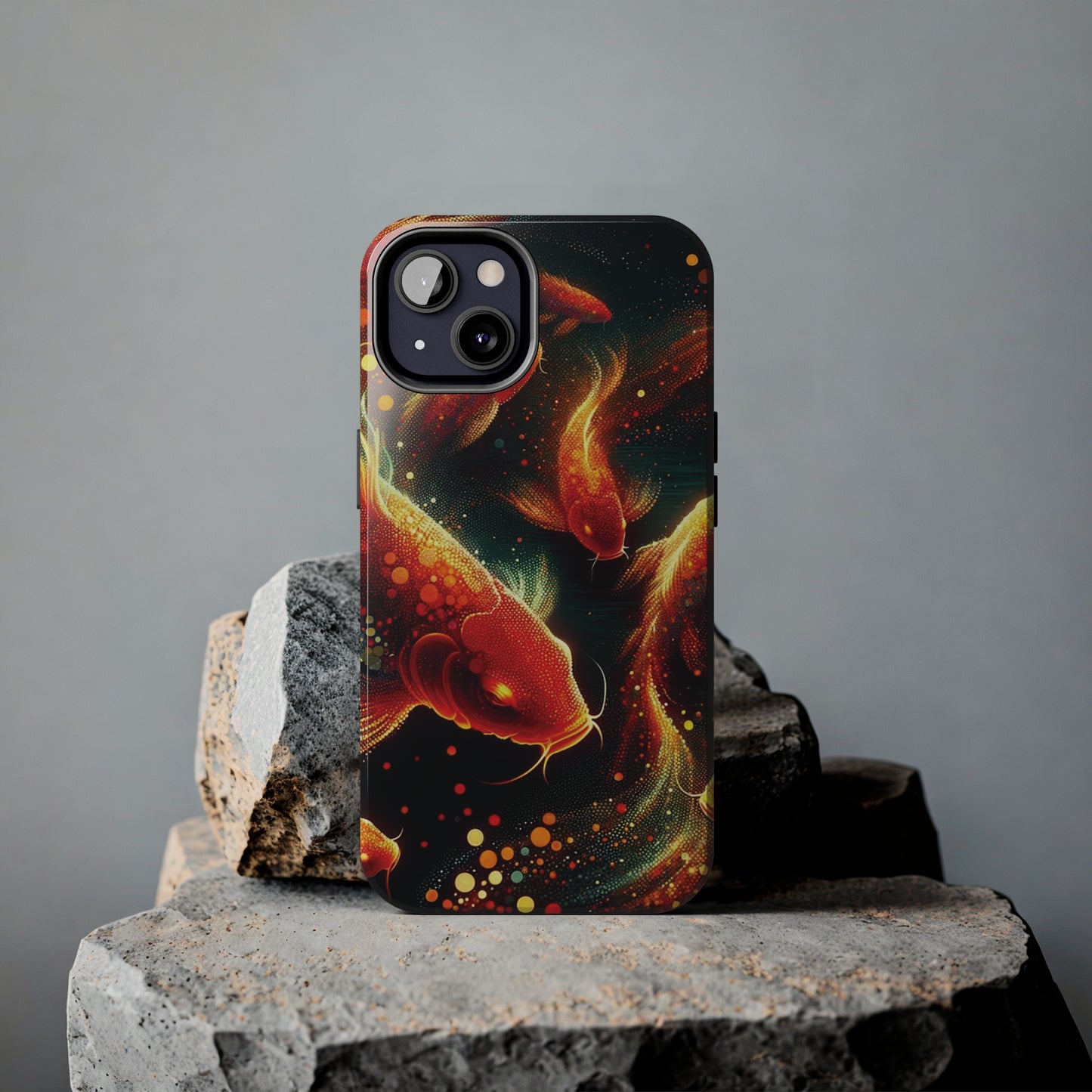 ToughDrop Apple iPhone Case Ft. Spotted Koi