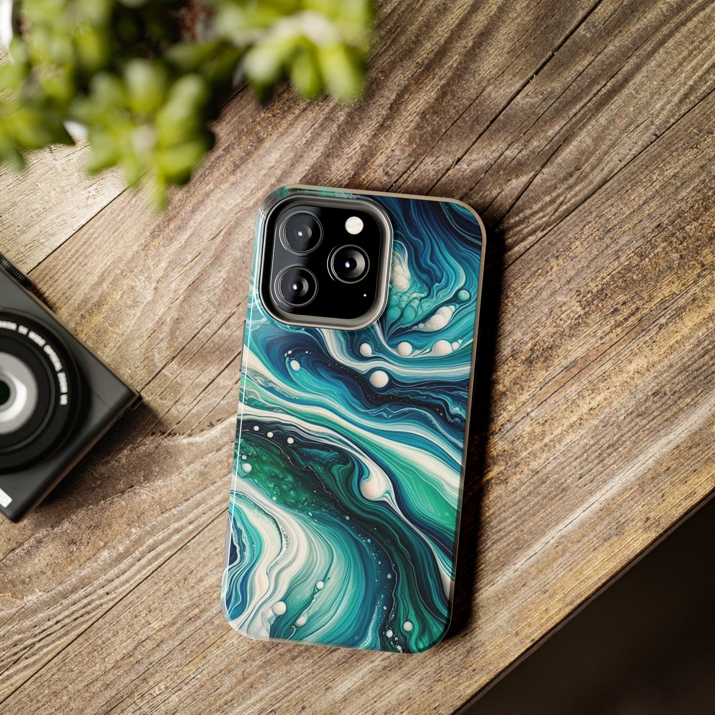 ToughDrop Apple iPhone Case Ft. Liquid Blue