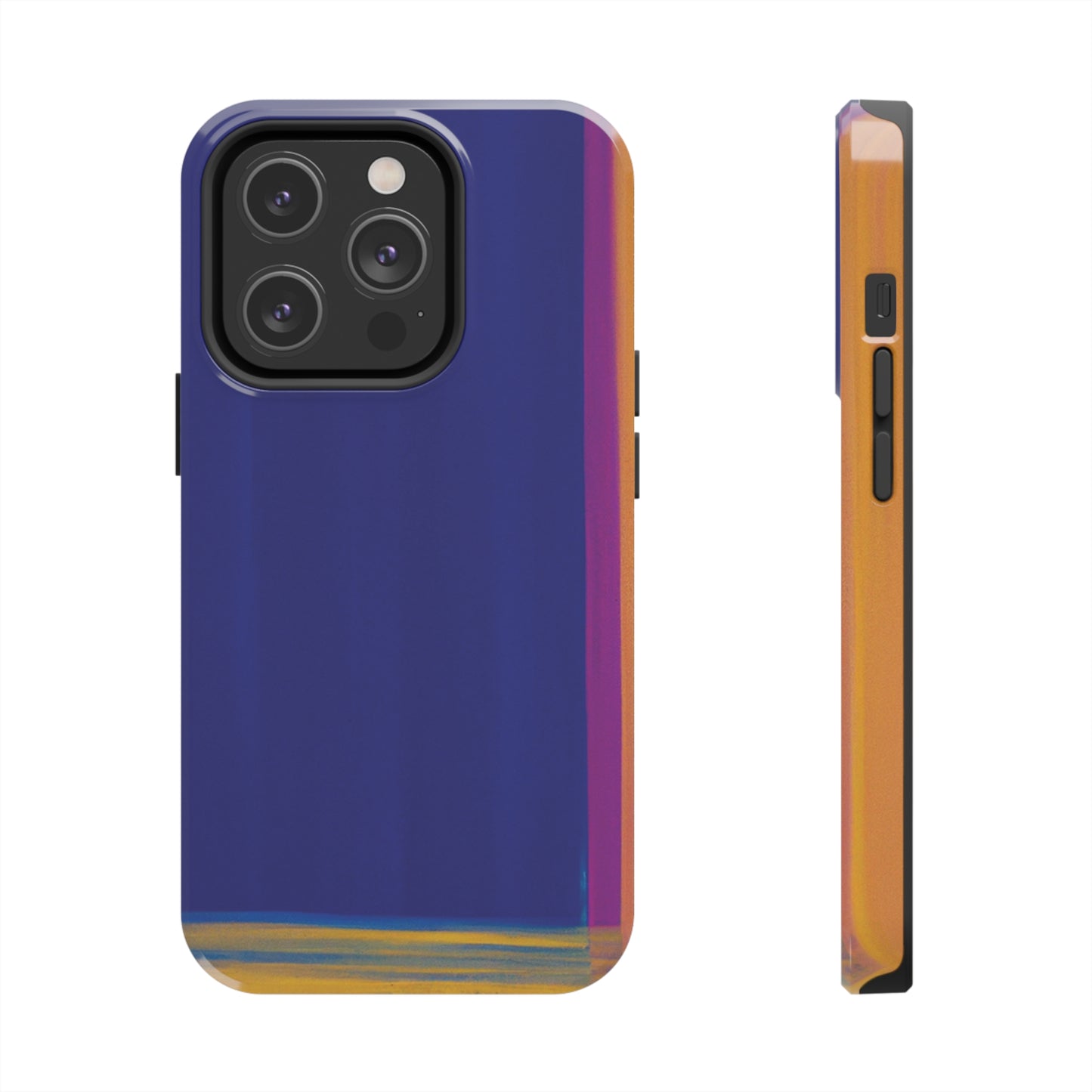 Strong Apple iPhone Case Ft. Minimal Framed Blue