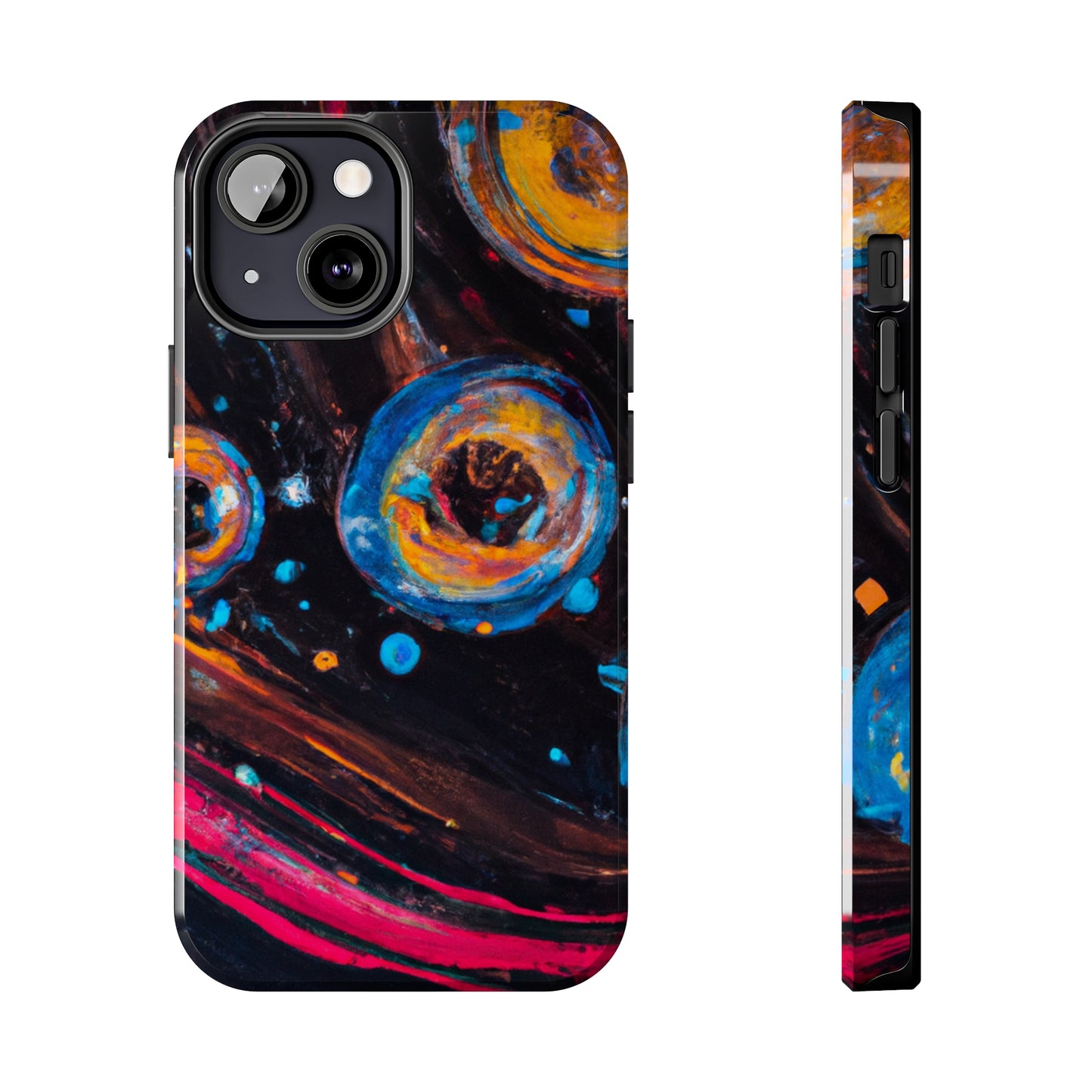 Tough Apple iPhone Cases Ft. Bubble Galaxy