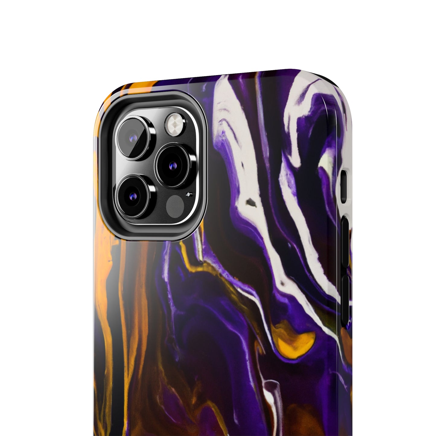 Tough Case-Mate iPhone Case Ft. Purple Tiger Stripes