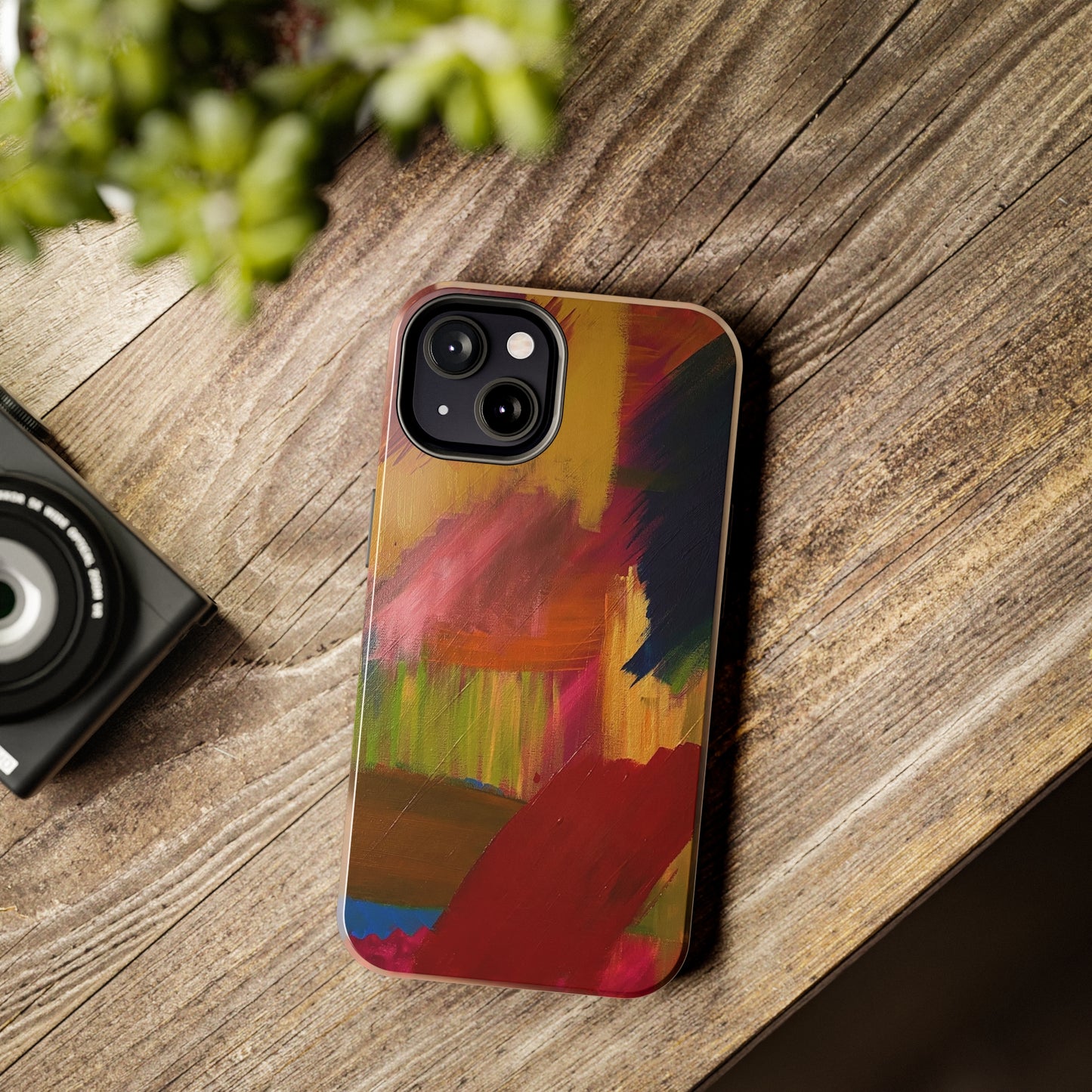 Tough Case-Mate iPhone Case Ft. Abstract Red