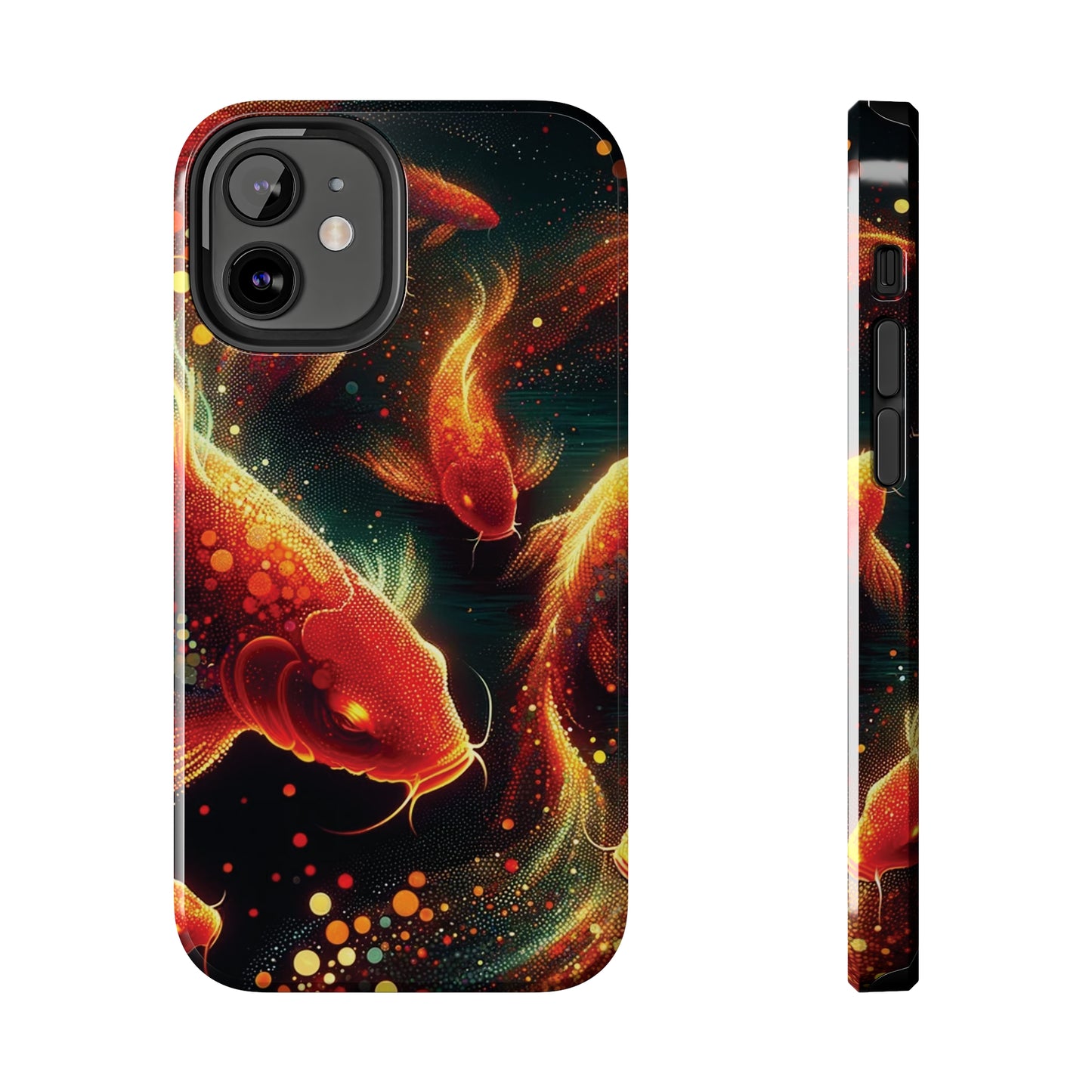 ToughDrop Apple iPhone Case Ft. Spotted Koi