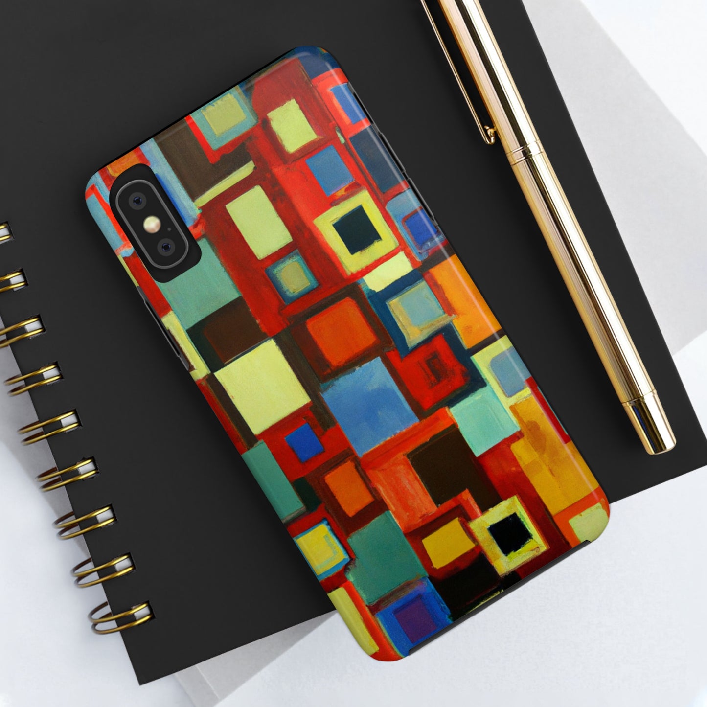 Tough Case-Mate iPhone Case Ft. Abstract Squares
