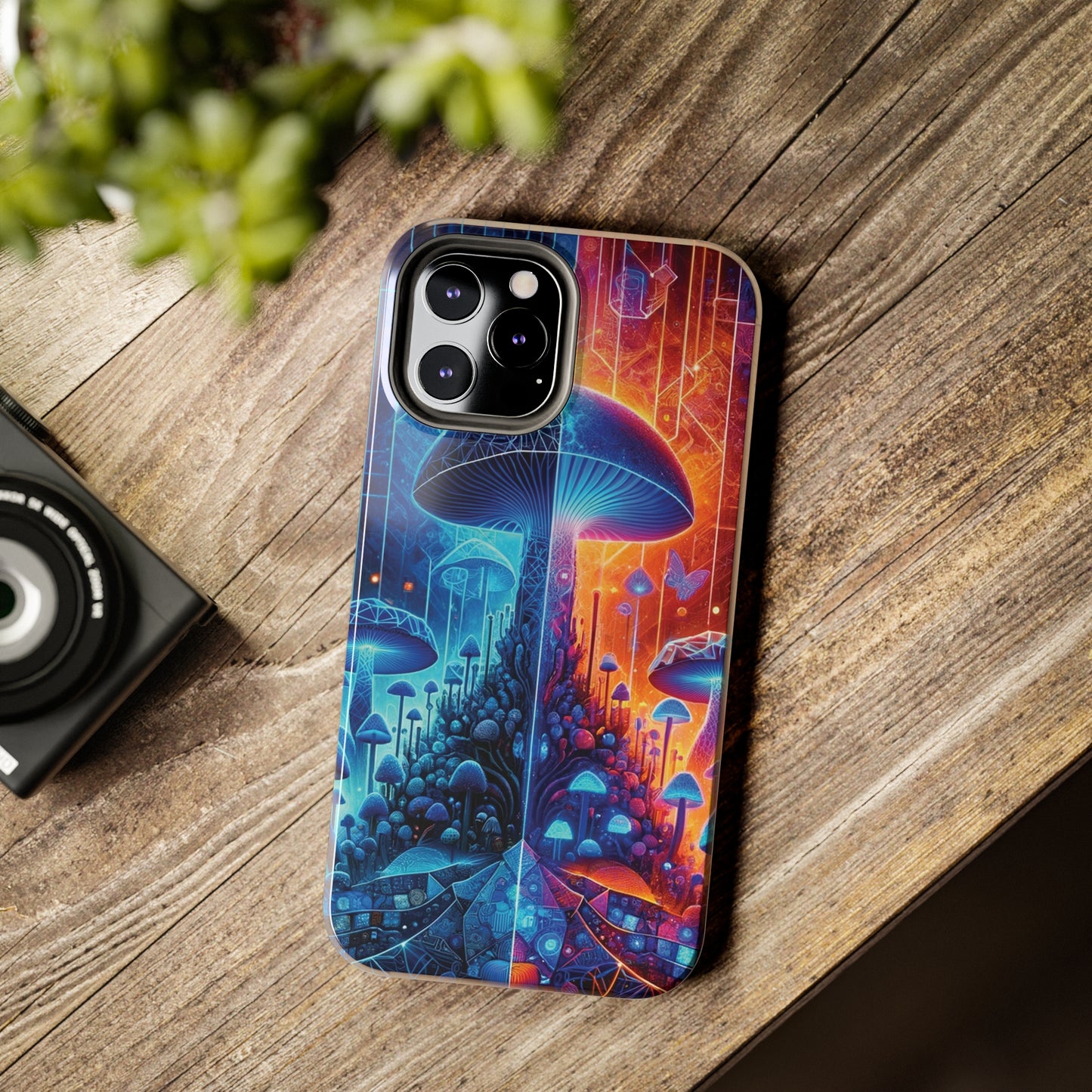 ToughDrop Apple iPhone Case Ft. Mushroom Mountain