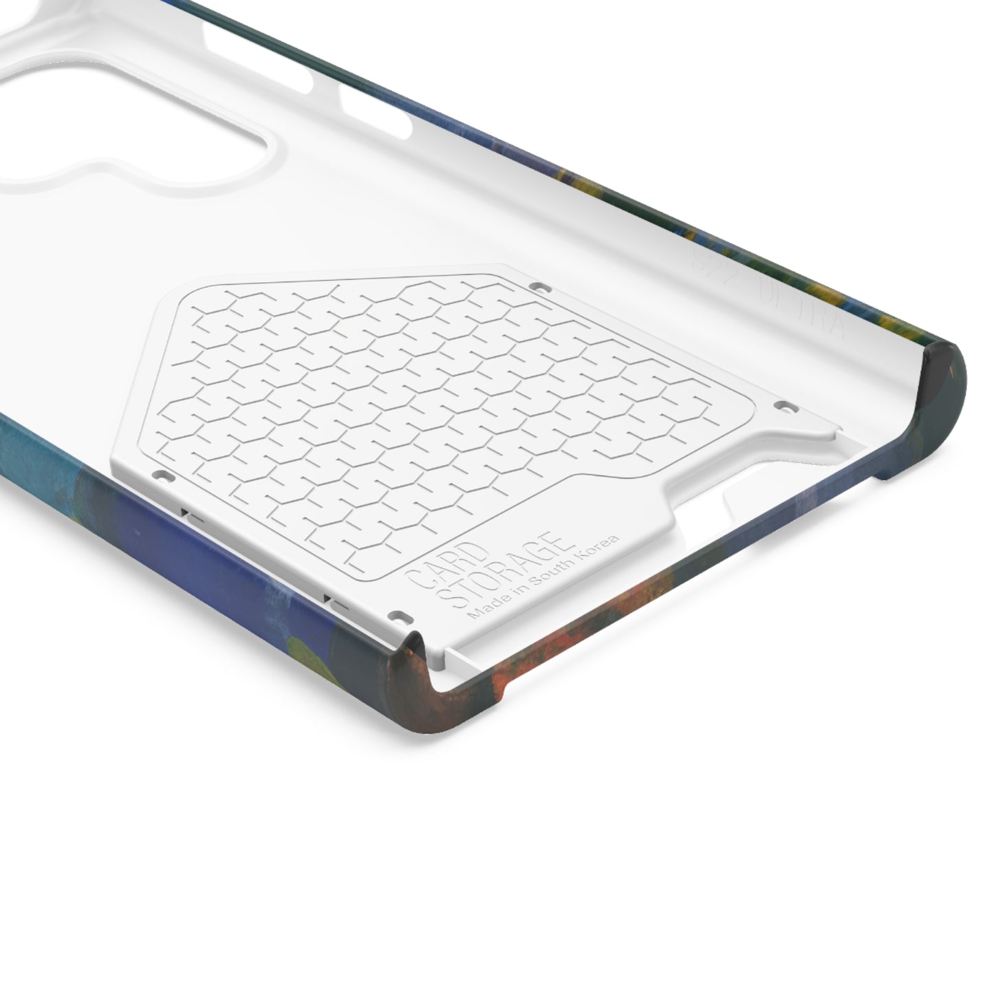 iPhone 13 and Samsung S21, S22 Cases with Card Holder Ft. Abstract Scoop