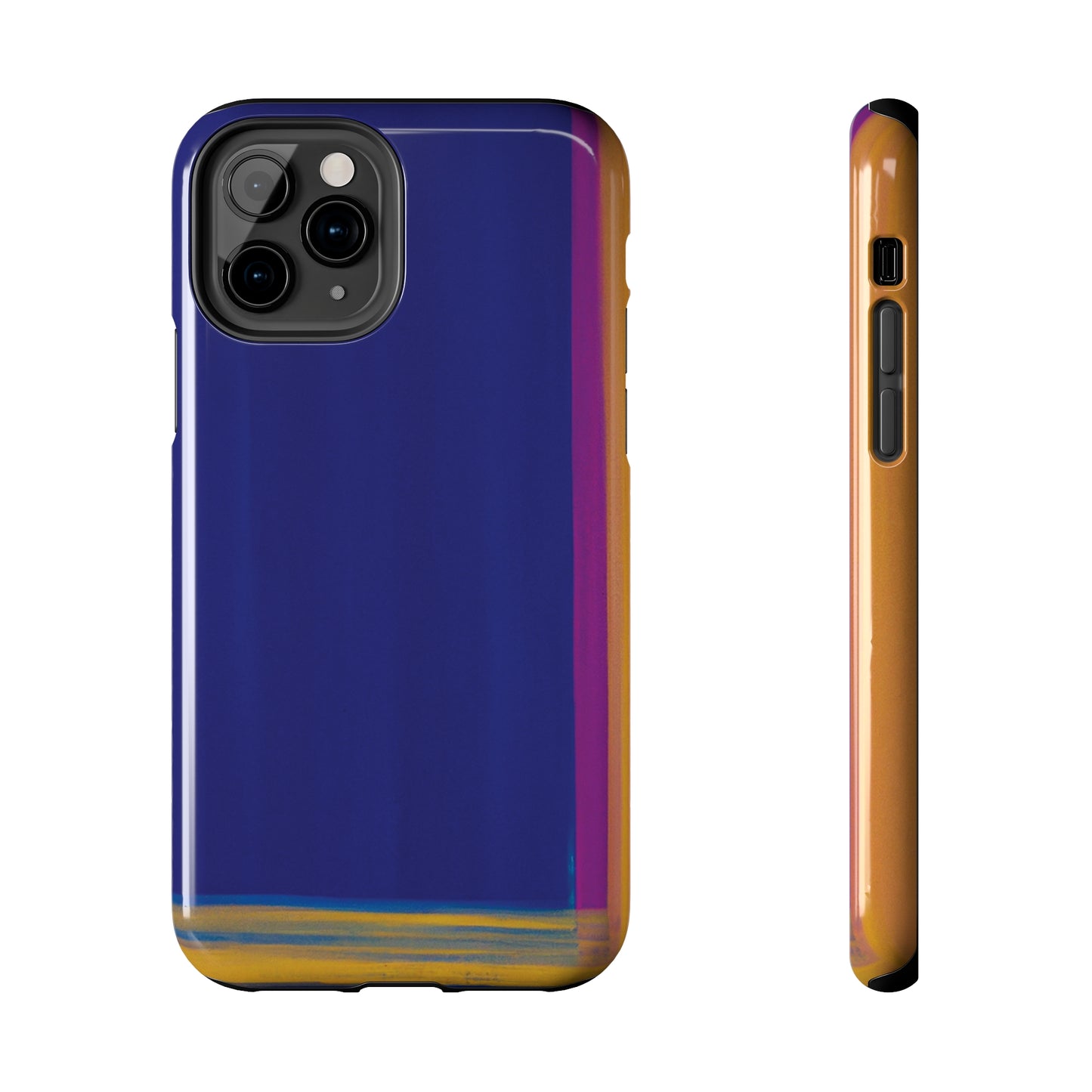 Strong Apple iPhone Case Ft. Minimal Framed Blue