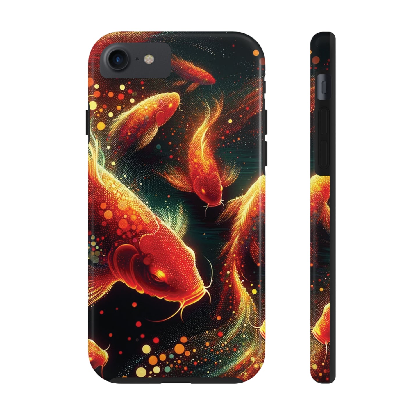 ToughDrop Apple iPhone Case Ft. Spotted Koi