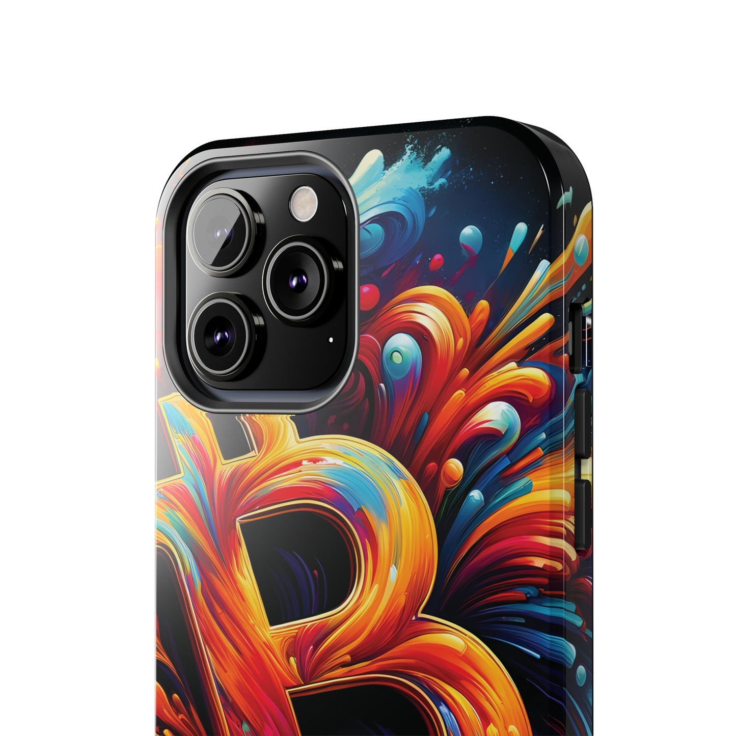 ToughDrop Apple iPhone Case Ft. Bitcoin Symbol Abstract
