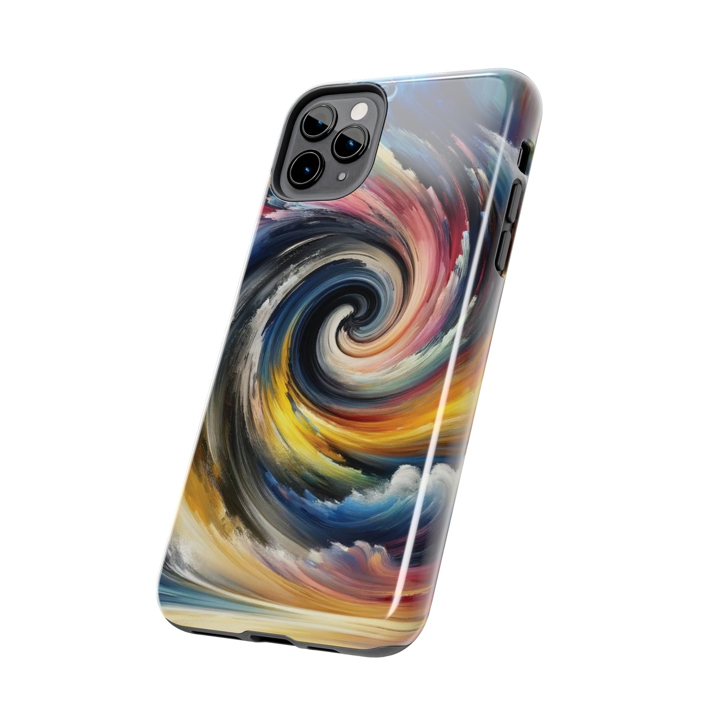 ToughDrop Apple iPhone Case Ft. Swirled Brush