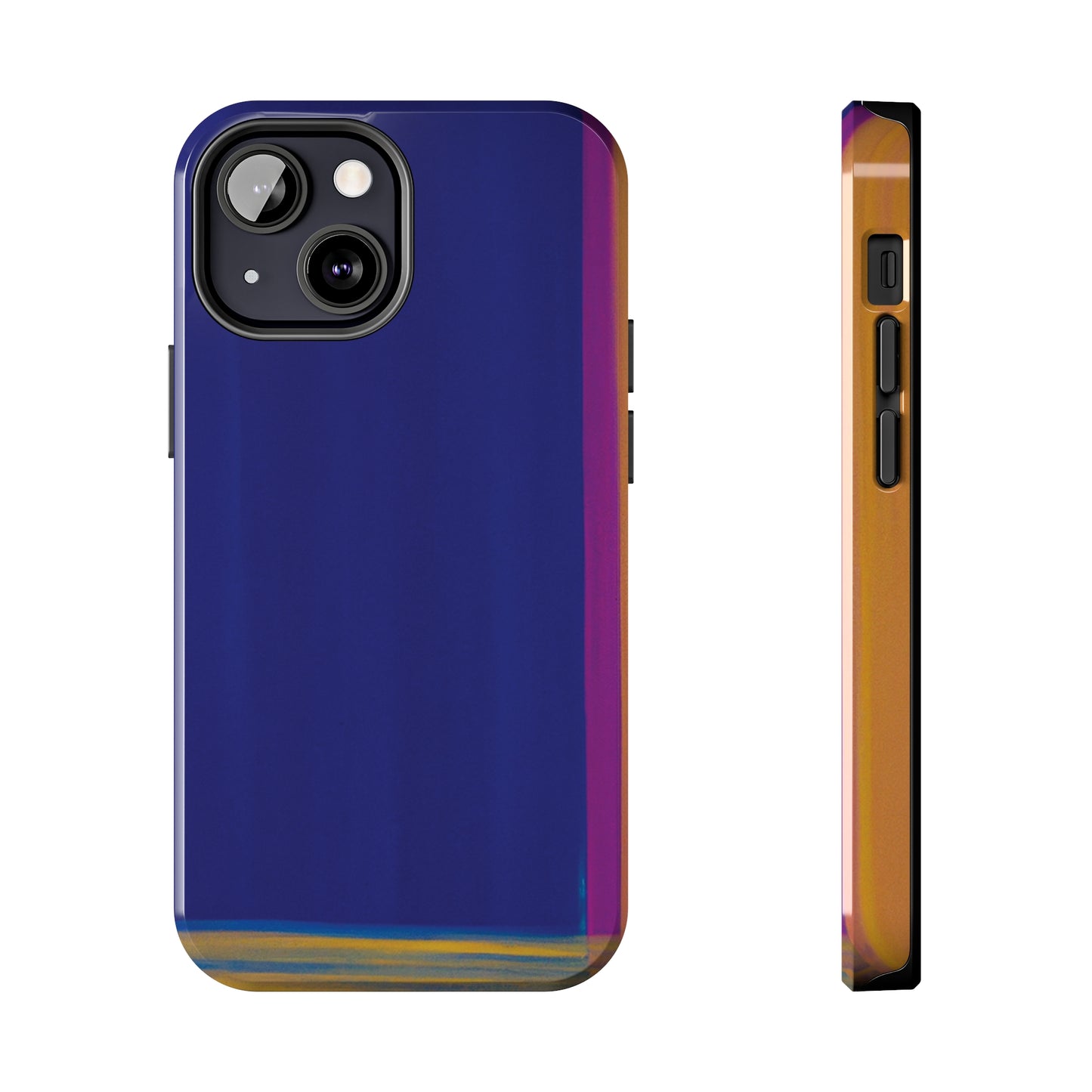 Strong Apple iPhone Case Ft. Minimal Framed Blue