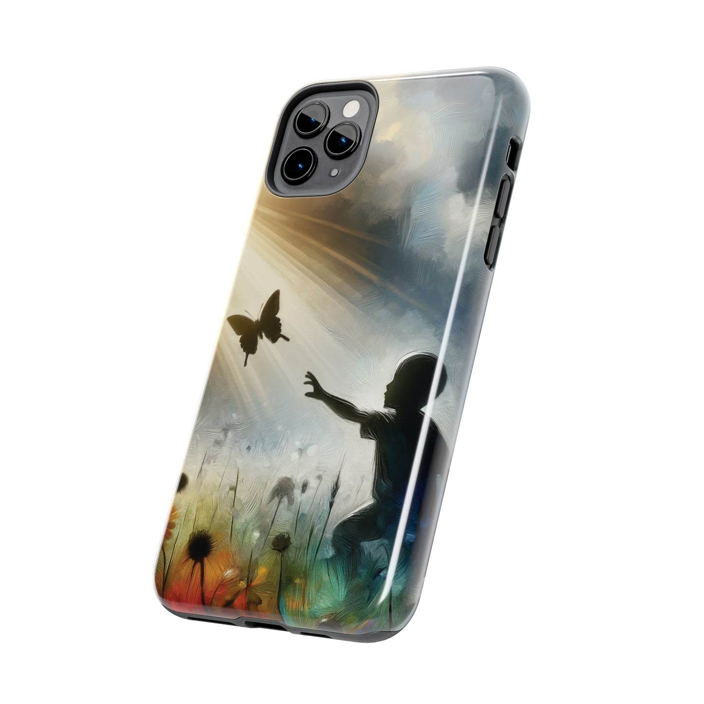 ToughDrop Apple iPhone Case Ft. Butterfly Shadow