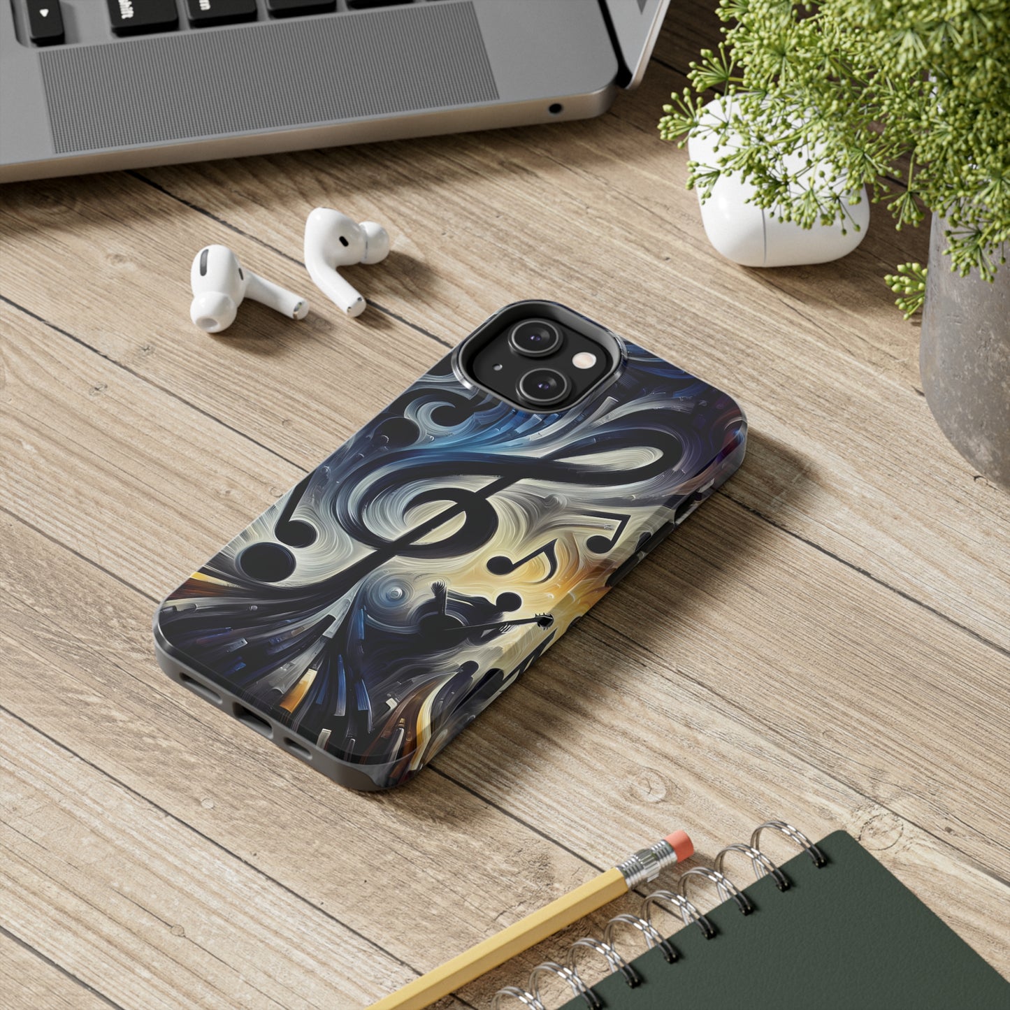 ToughDrop Apple iPhone Case Ft. Musical Abstraction