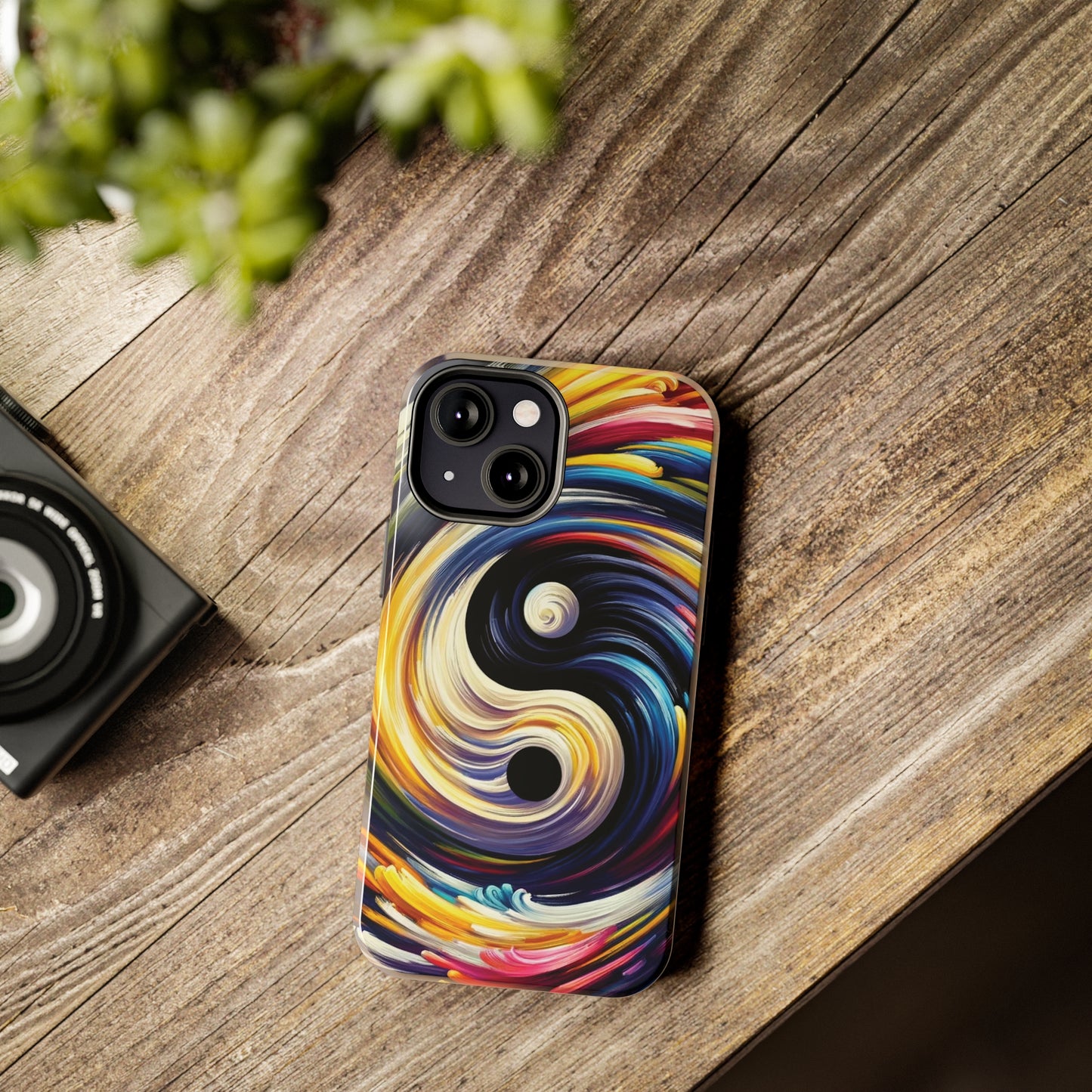 ToughDrop Apple iPhone Case Ft. Abstract Yin Yang