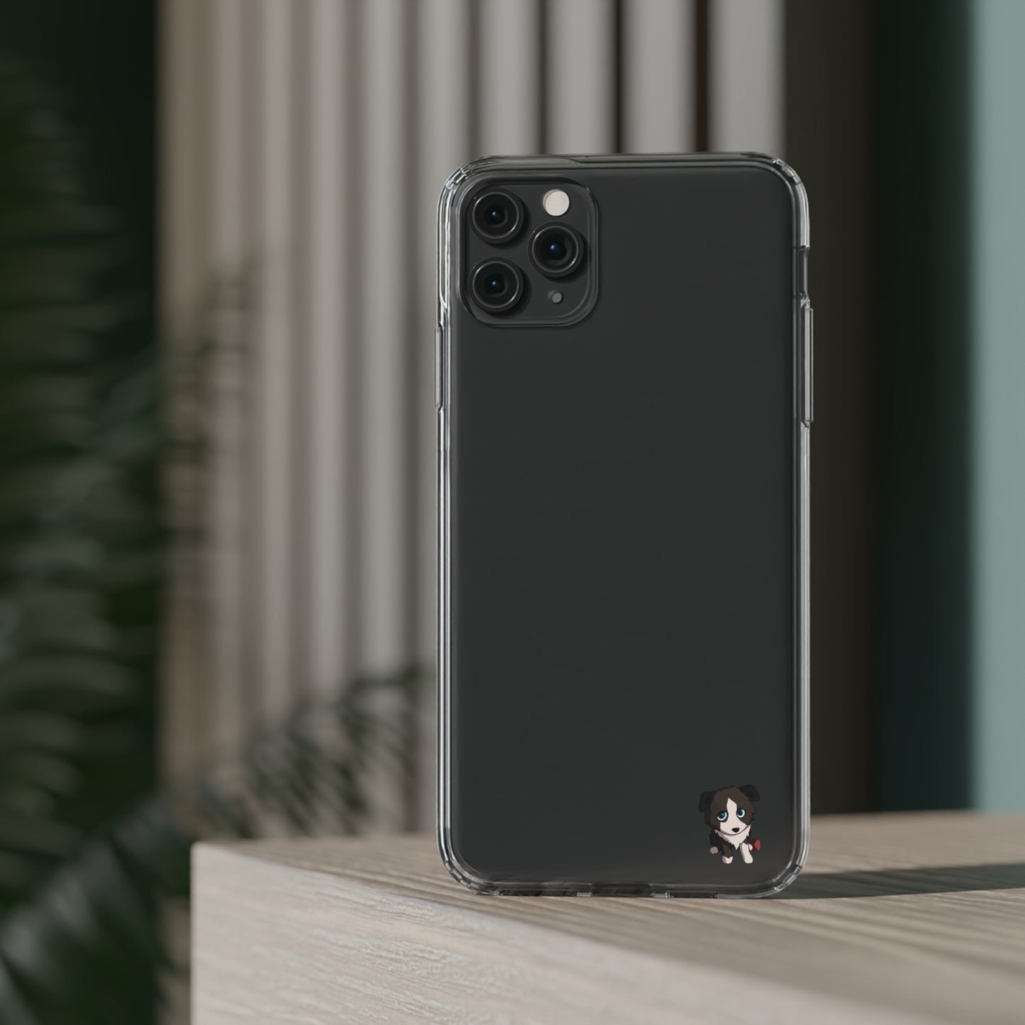 Clear iPhone and Android Cases Ft. Cute Puppy