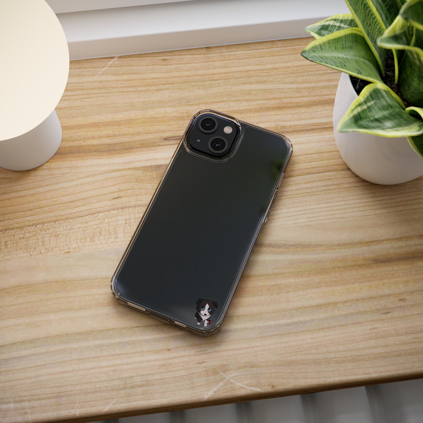 Clear iPhone and Android Cases Ft. Cute Puppy