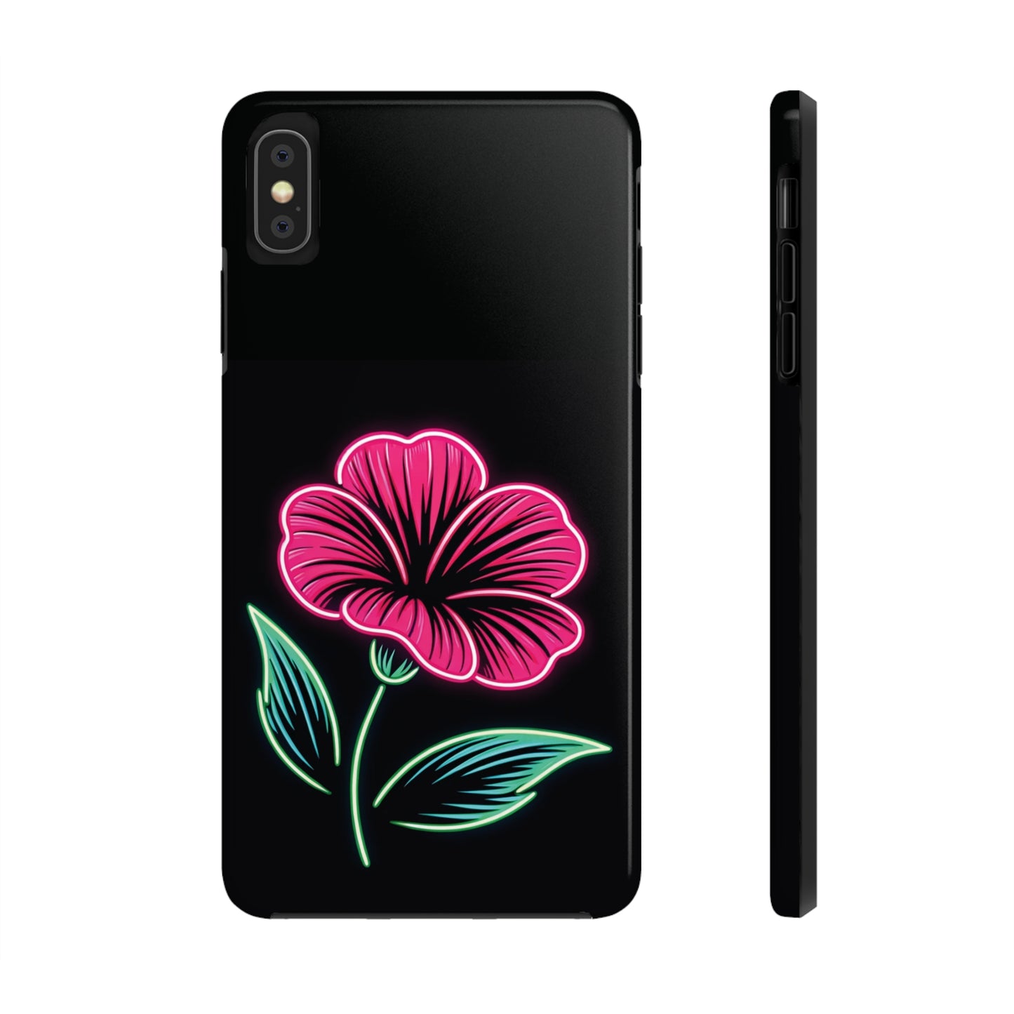 ToughDrop Apple iPhone Case Ft. Neon Bloom