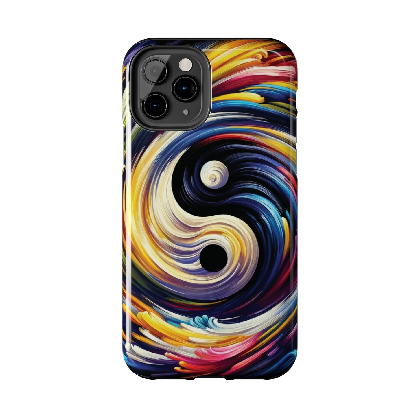 ToughDrop Apple iPhone Case Ft. Abstract Yin Yang