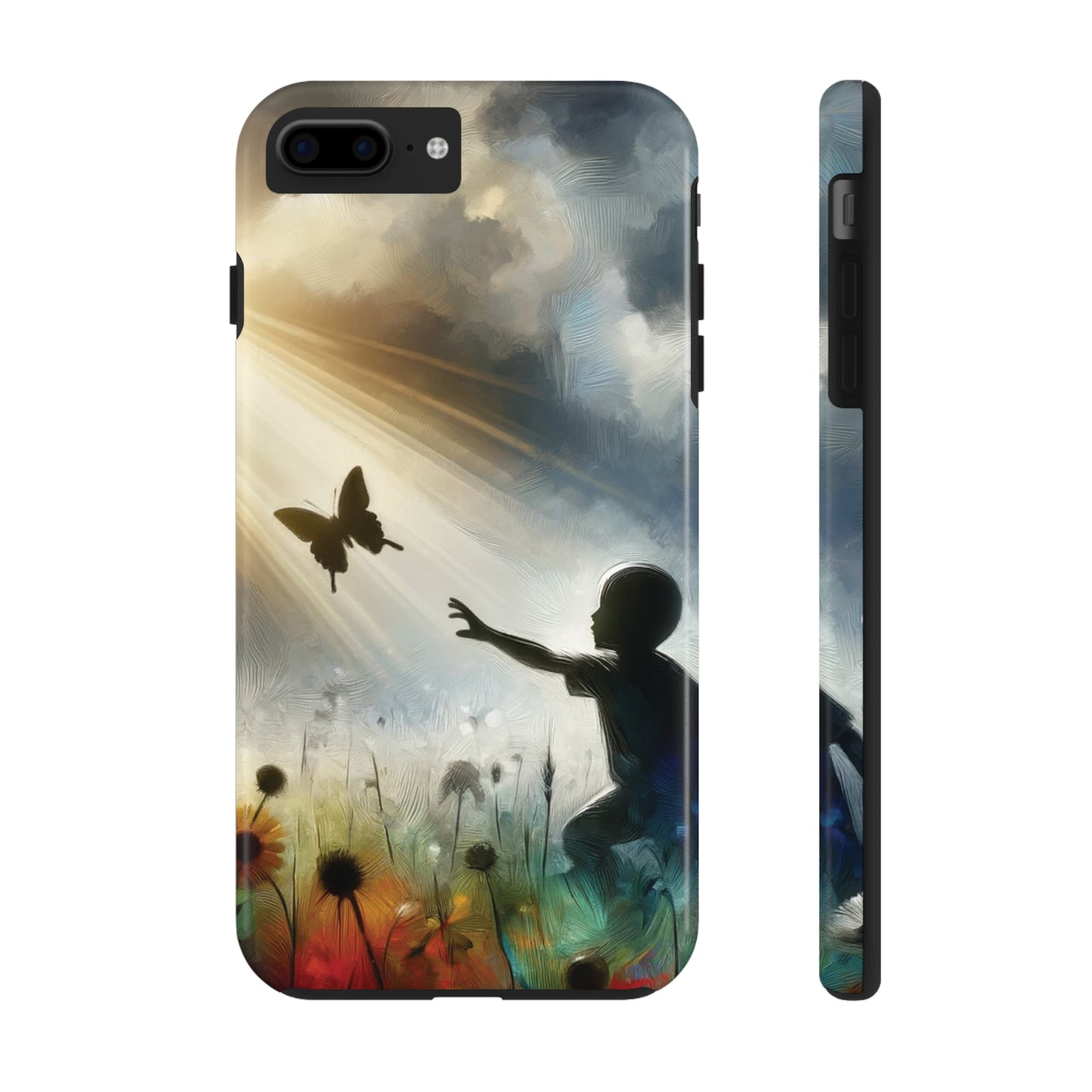 ToughDrop Apple iPhone Case Ft. Butterfly Shadow