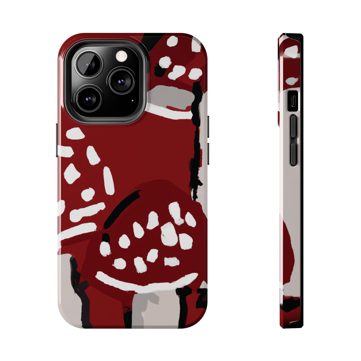 Tough Apple iPhone Cases Ft. Cartoon Mushrooms