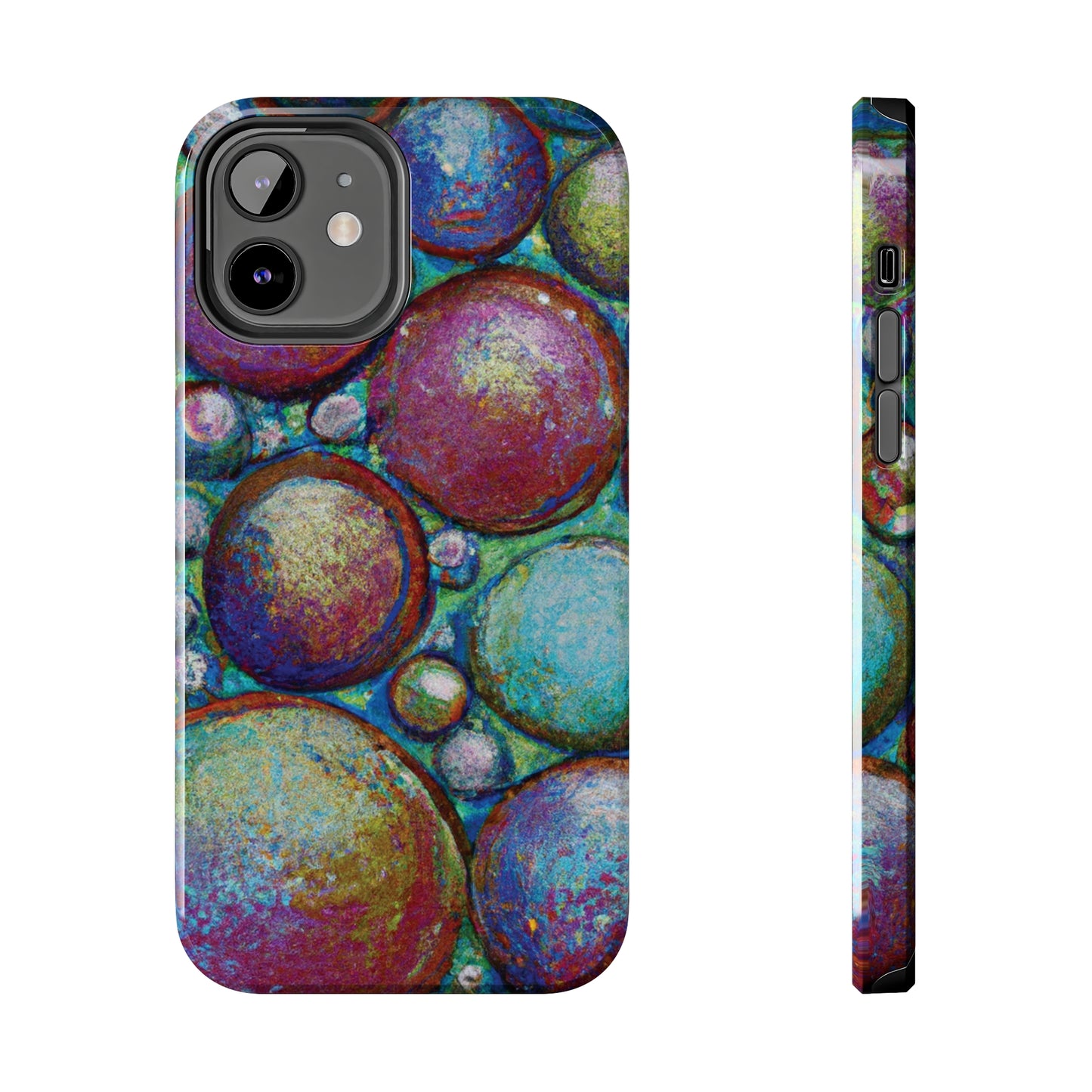 Tough Apple iPhone Cases Ft. Big Acrylic Bubbles