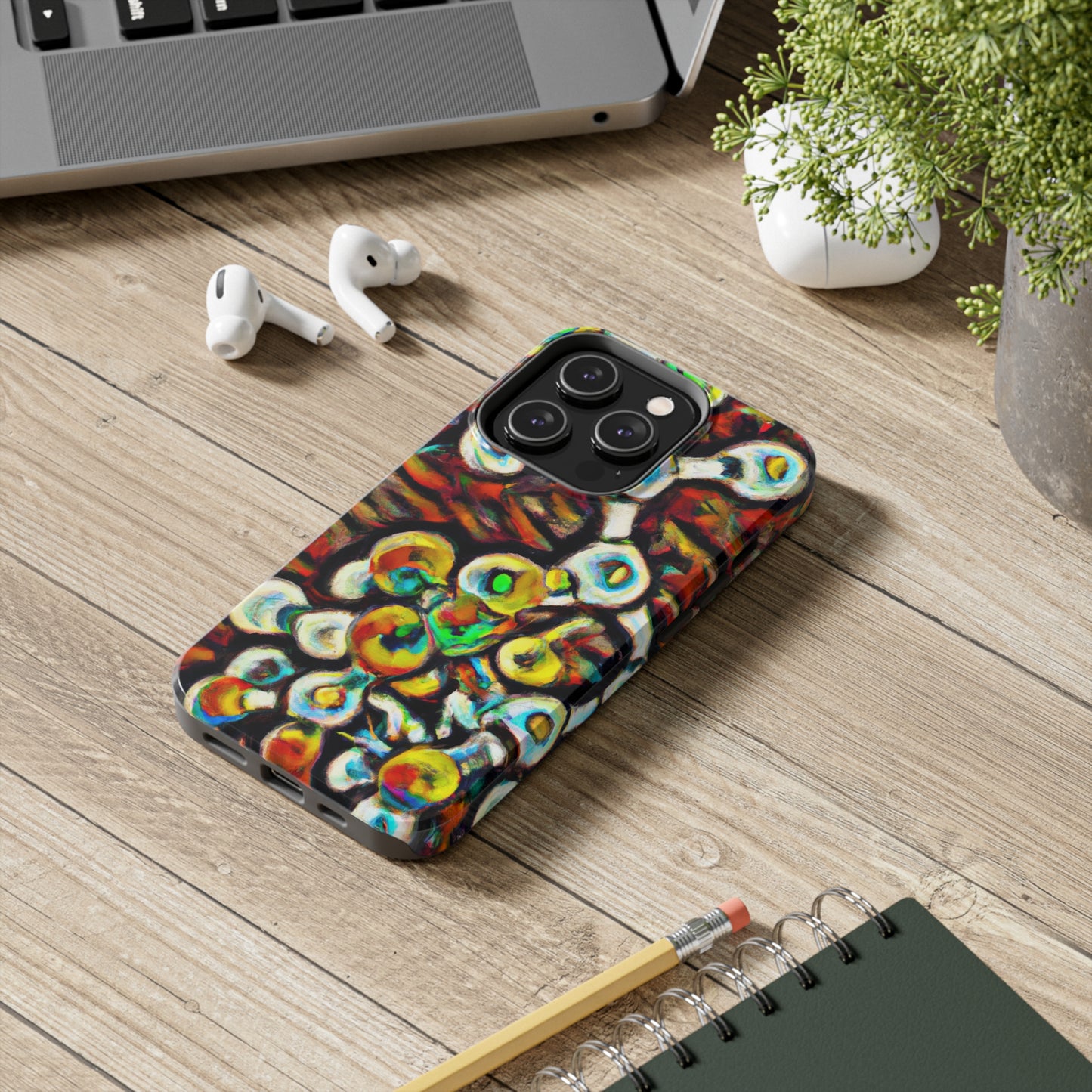 Apple iPhone Case Ft. Abstract Molecule