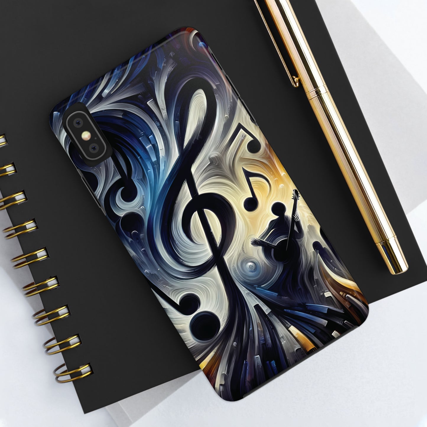 ToughDrop Apple iPhone Case Ft. Musical Abstraction