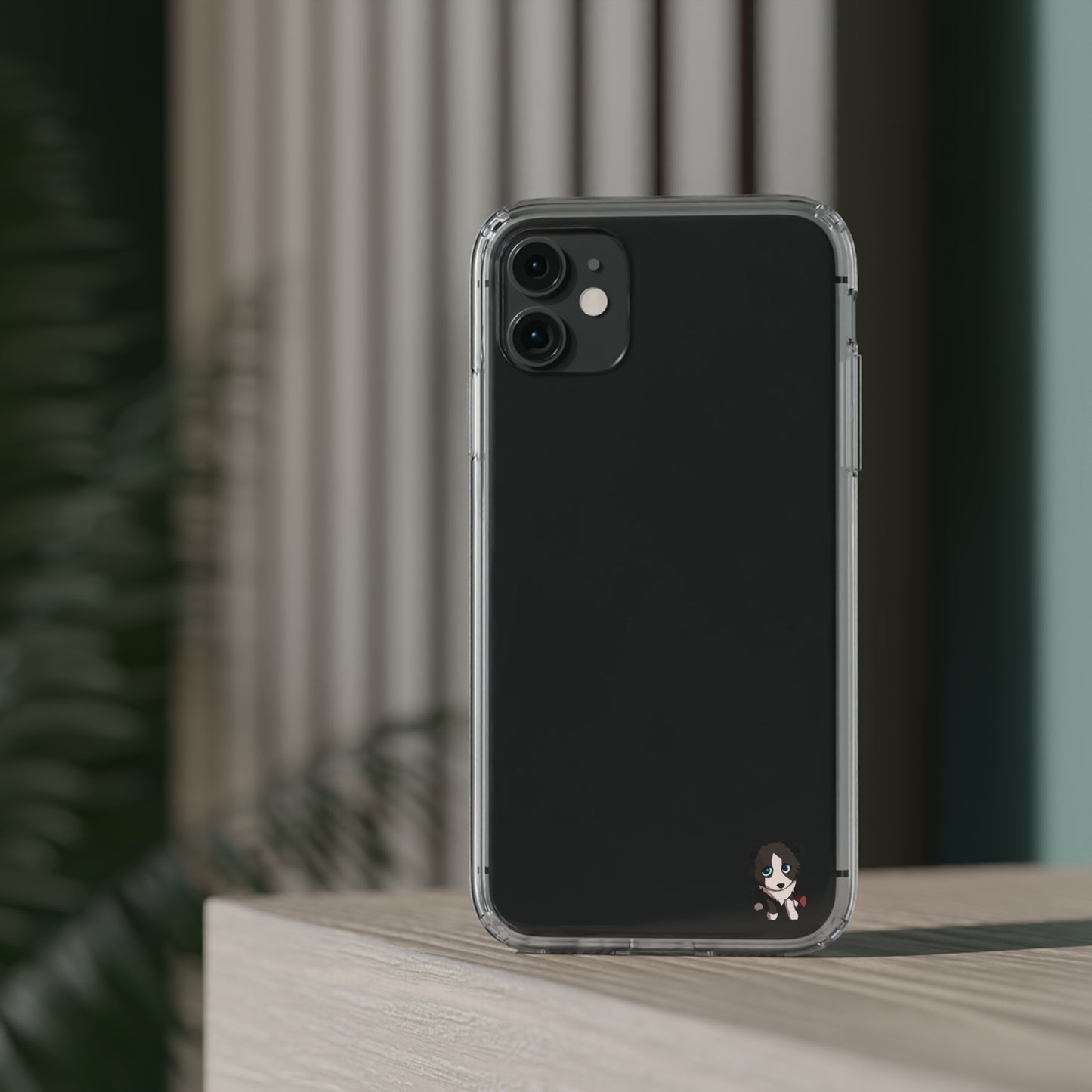 Clear iPhone and Android Cases Ft. Cute Puppy