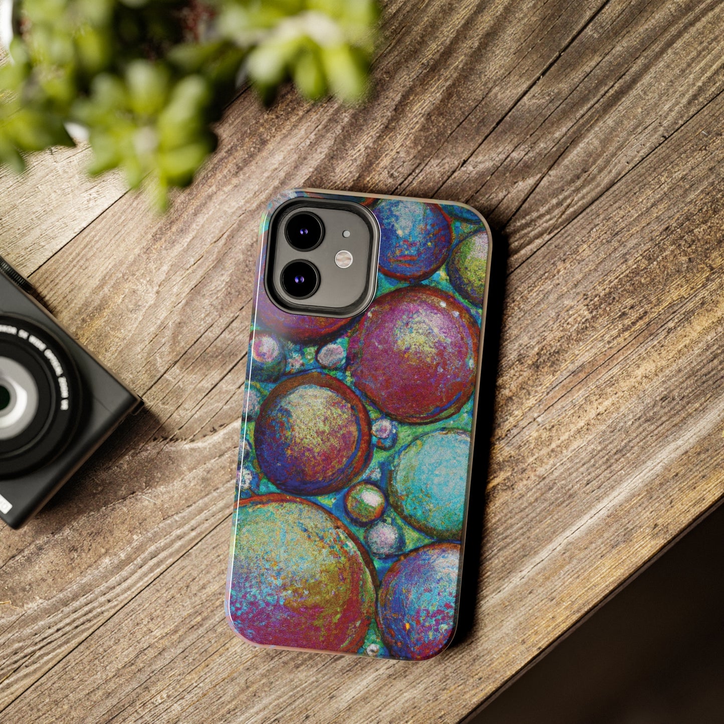 Tough Apple iPhone Cases Ft. Big Acrylic Bubbles