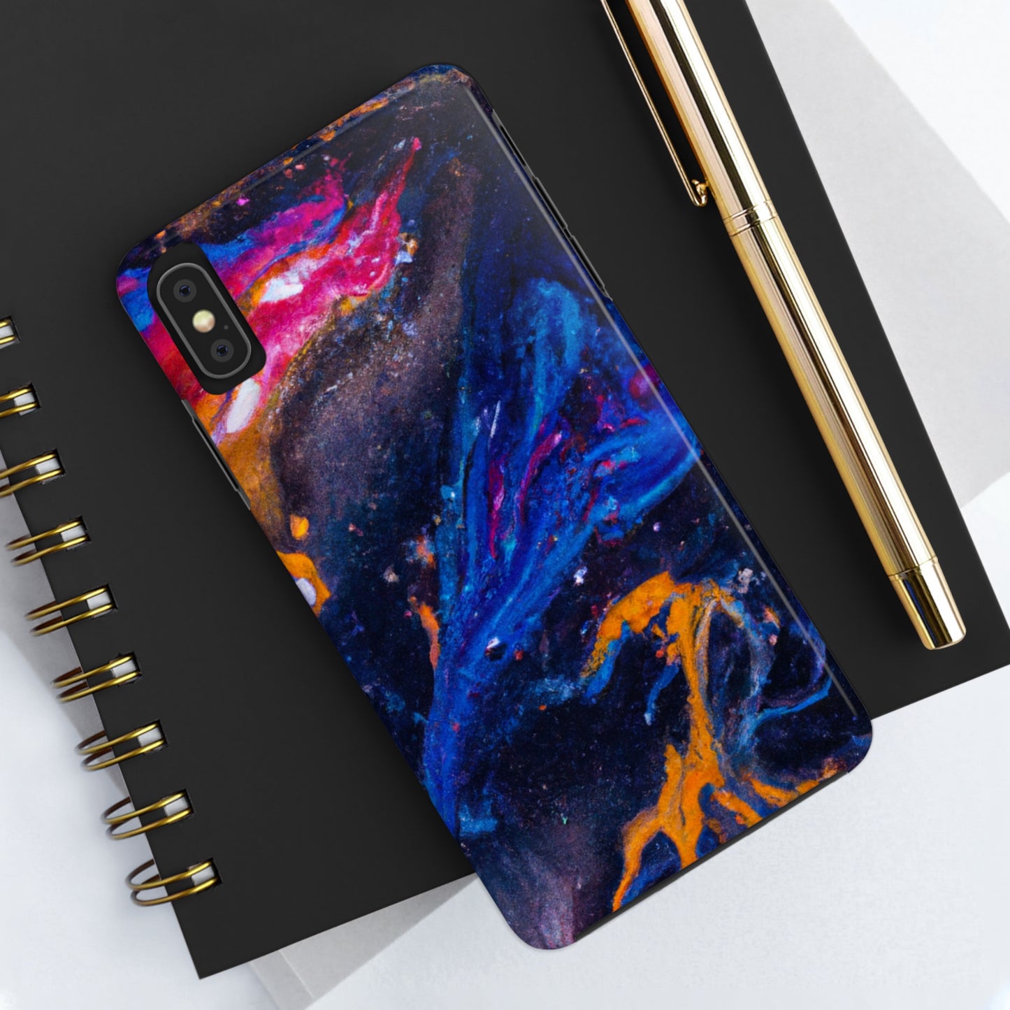 Tough Apple iPhone Cases Ft. Space Clouds