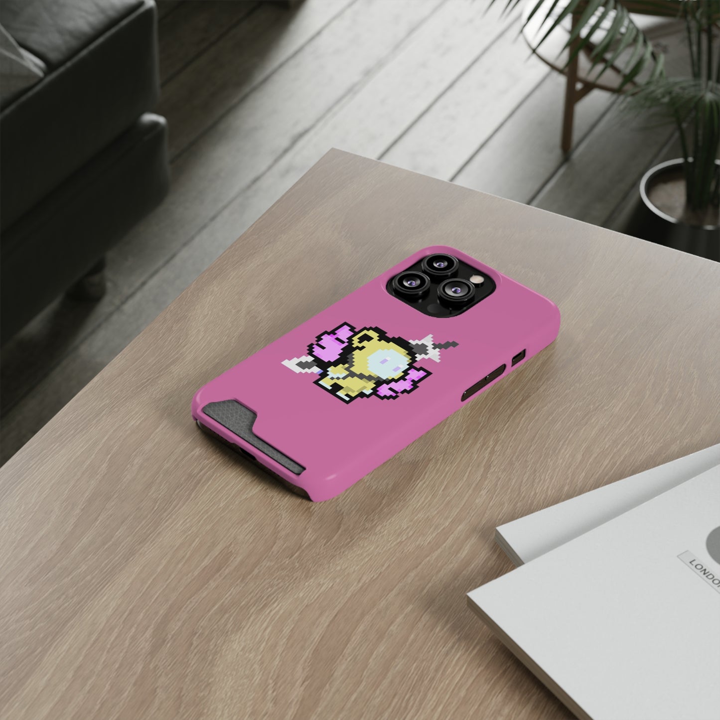 iPhone 13 and Samsung S21, S22 Cases with Card Holder Ft. MONKEE MONKEE #2108
