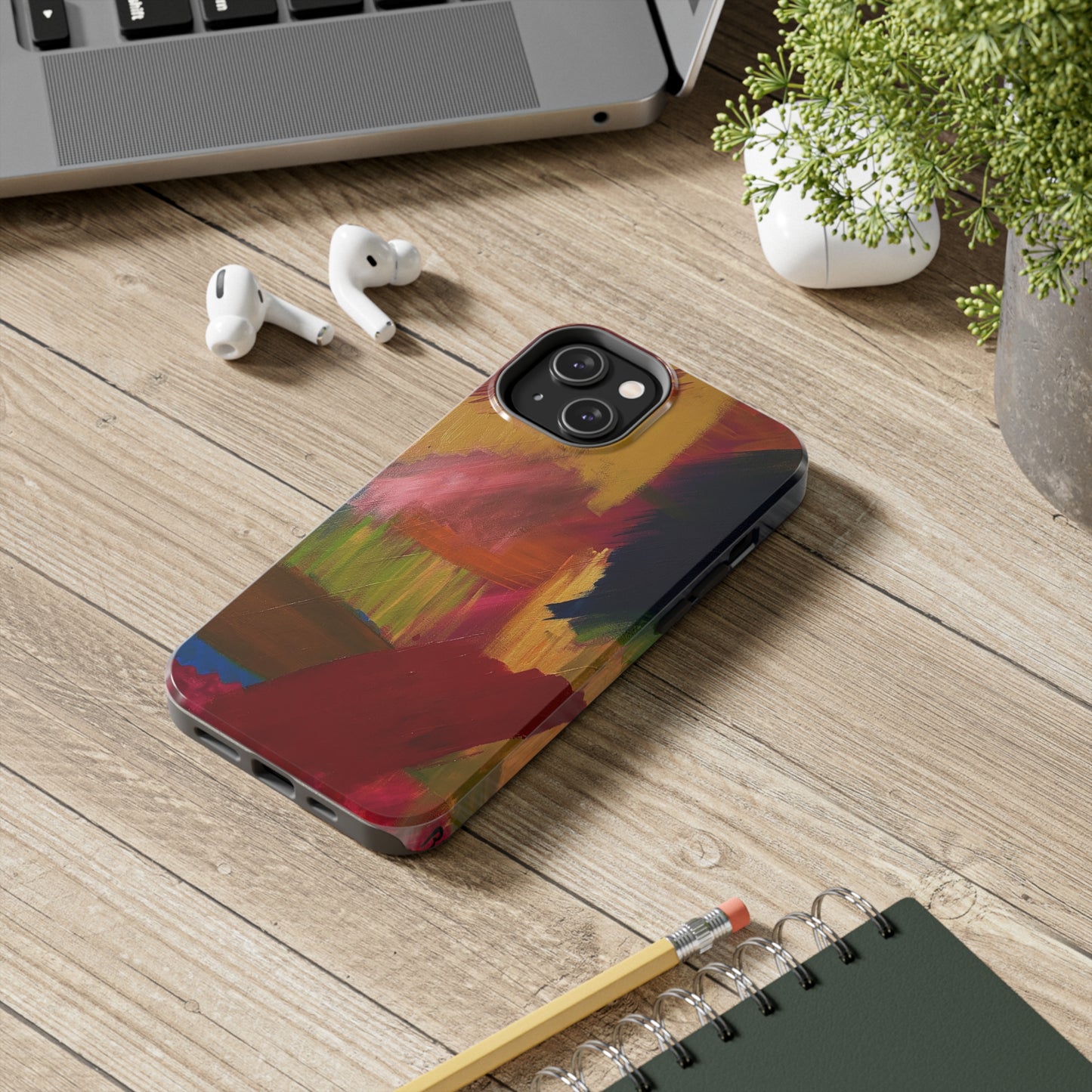 Tough Case-Mate iPhone Case Ft. Abstract Red