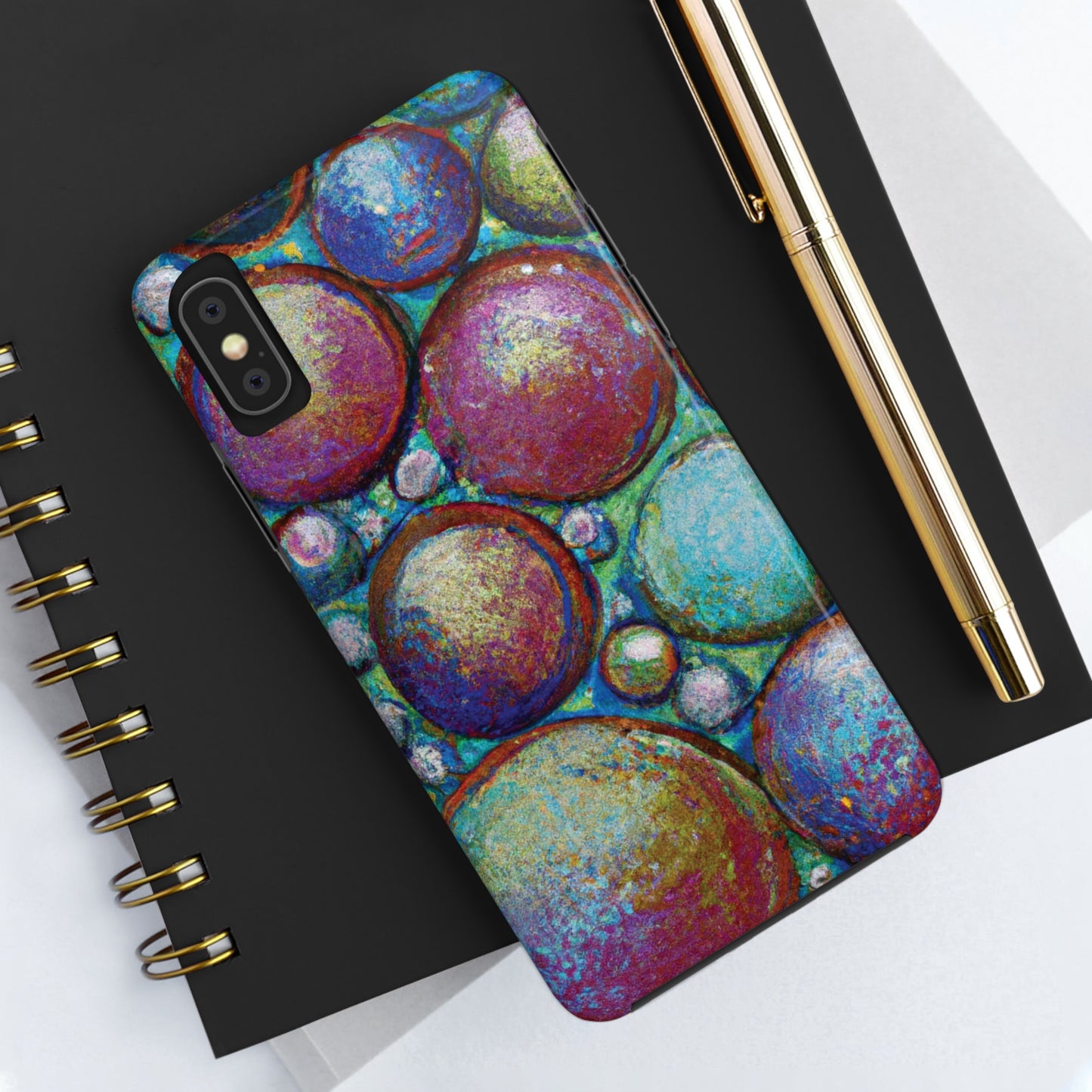 Tough Apple iPhone Cases Ft. Big Acrylic Bubbles