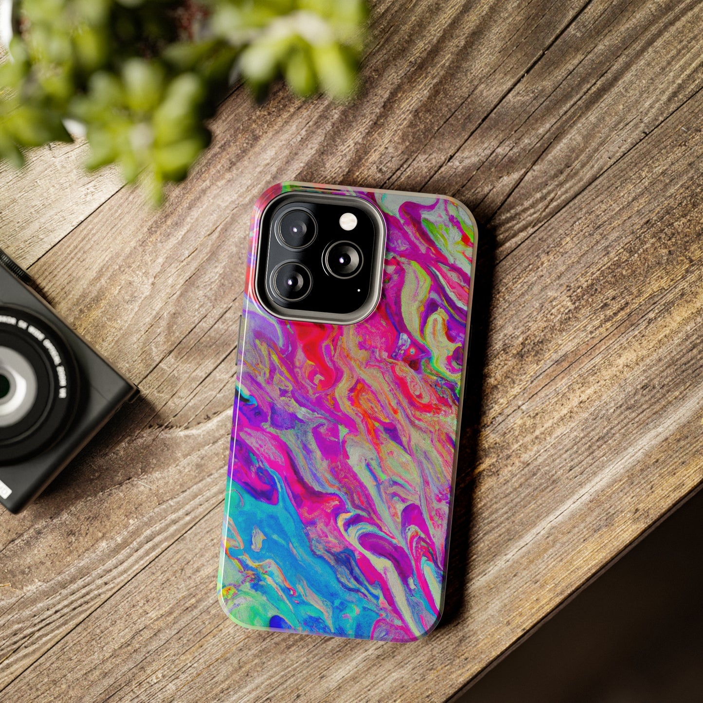 Tough Case-Mate iPhone Case Ft. Rainbow Waves