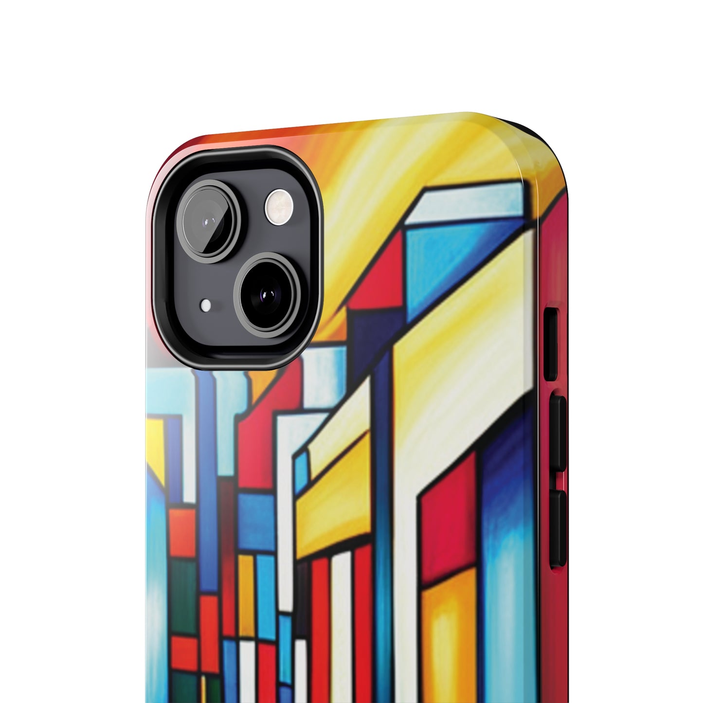 ToughDrop Apple iPhone Case Ft. Colorful Geometric Abstract Art