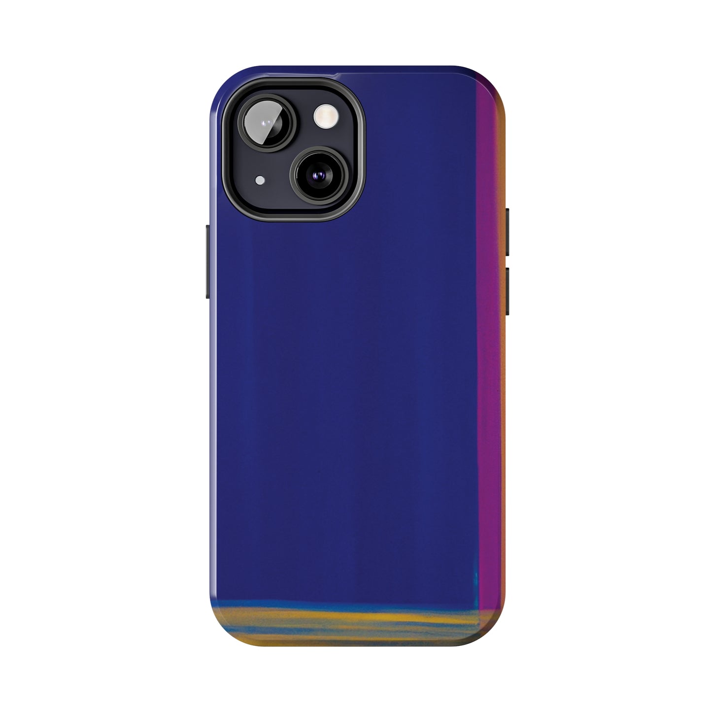 Strong Apple iPhone Case Ft. Minimal Framed Blue