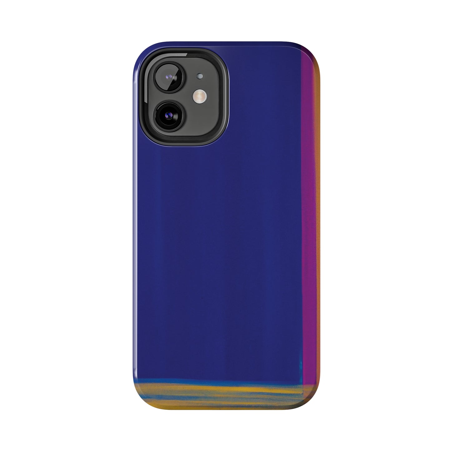 Strong Apple iPhone Case Ft. Minimal Framed Blue