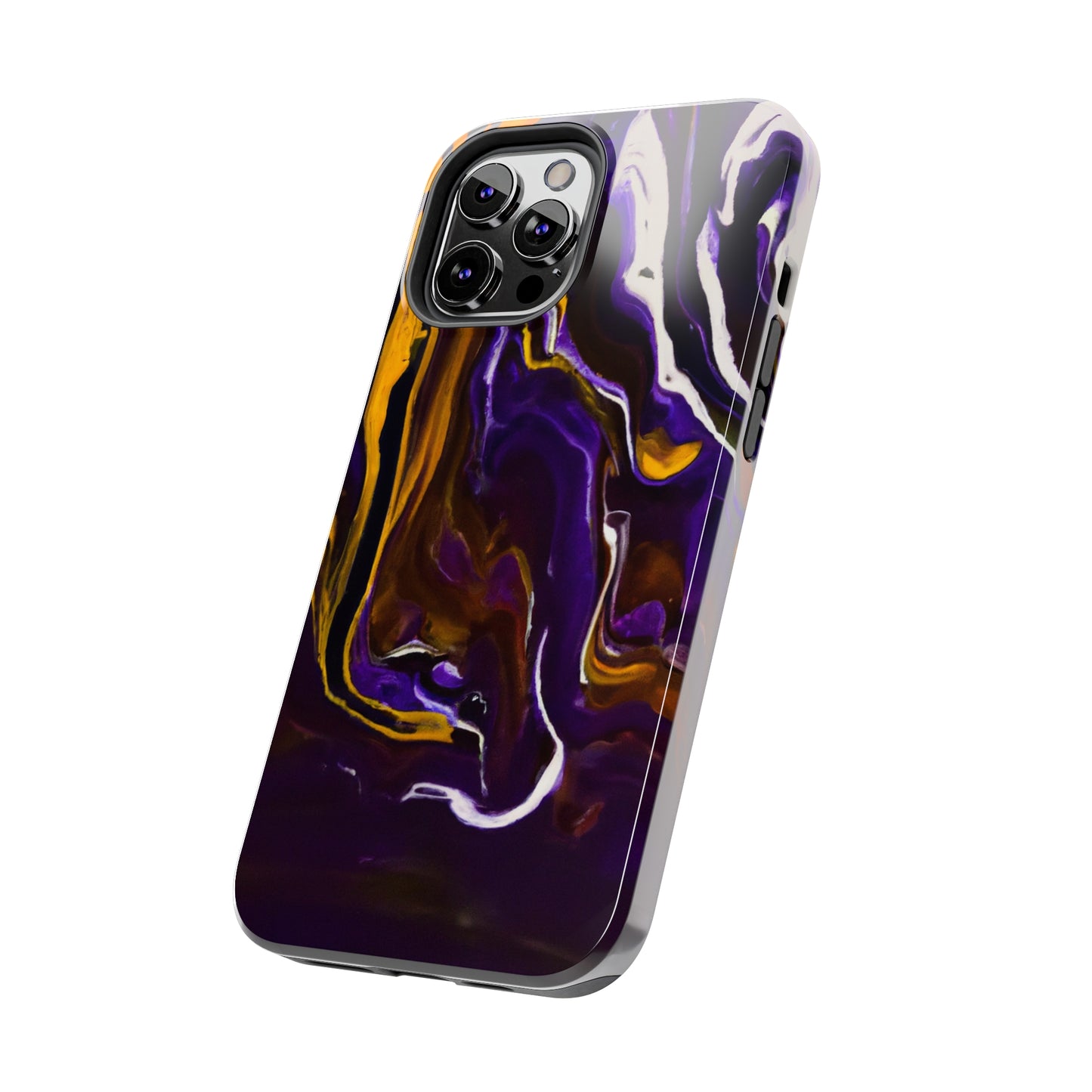 Tough Case-Mate iPhone Case Ft. Purple Tiger Stripes