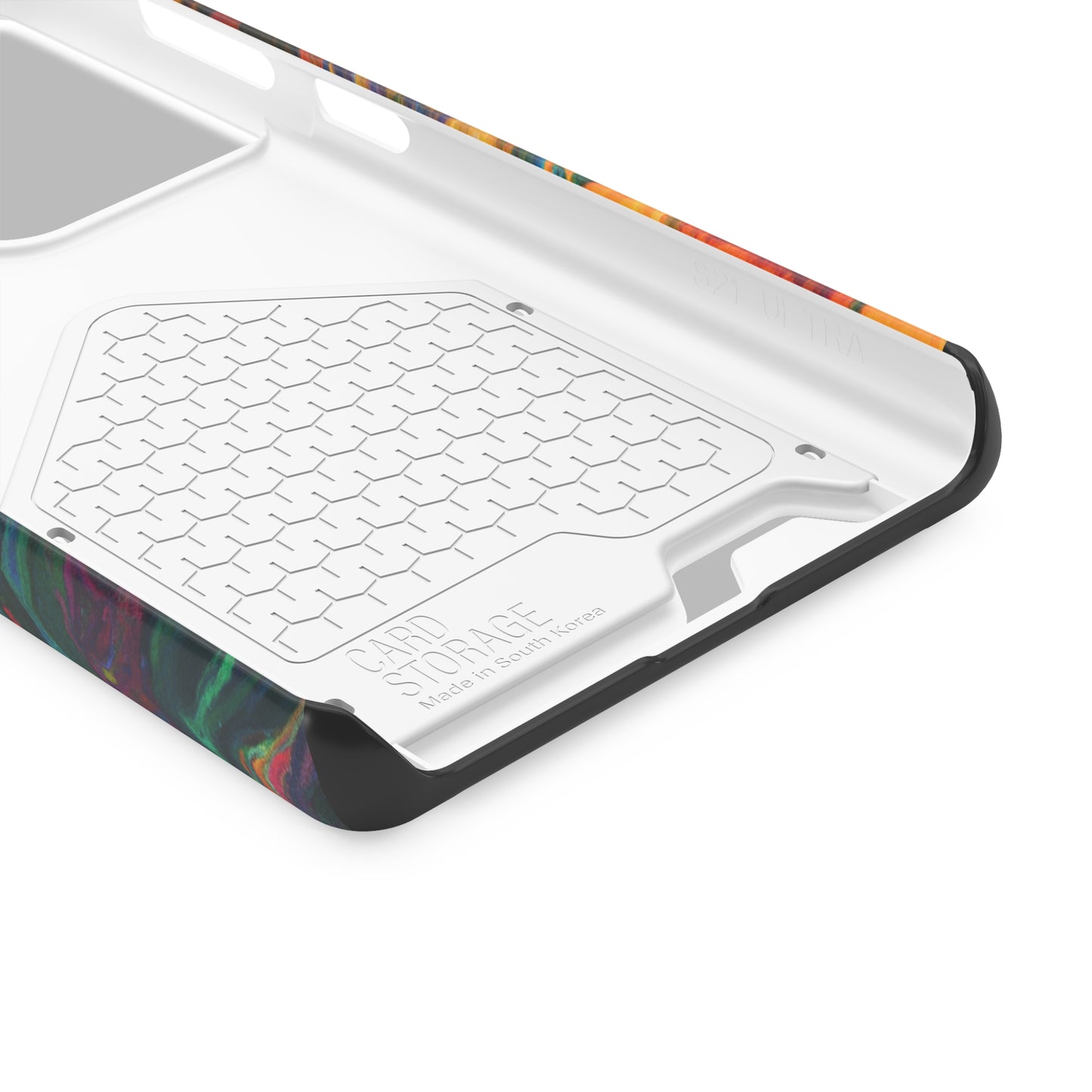 iPhone and Samsung Cases with Card Holder Ft. Abstract Spin