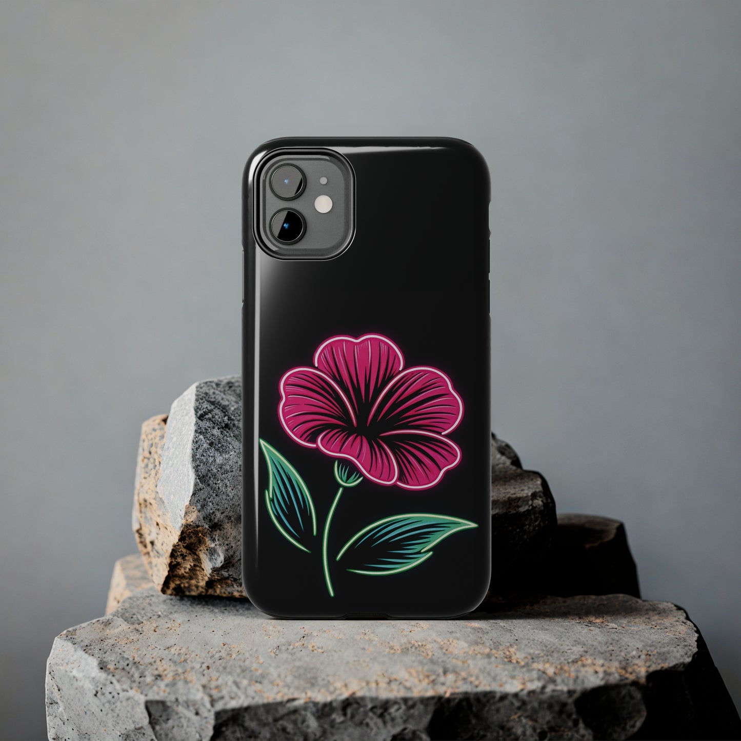 ToughDrop Apple iPhone Case Ft. Neon Bloom