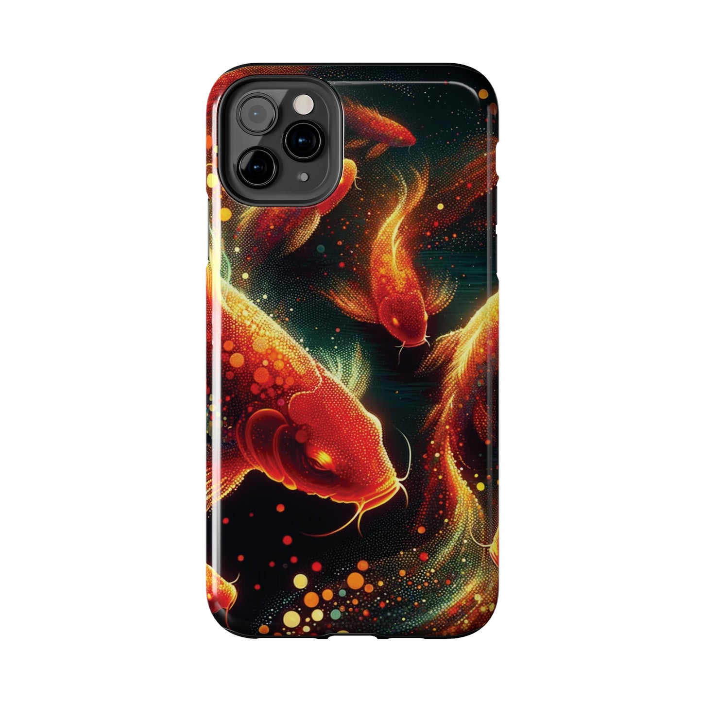 ToughDrop Apple iPhone Case Ft. Spotted Koi
