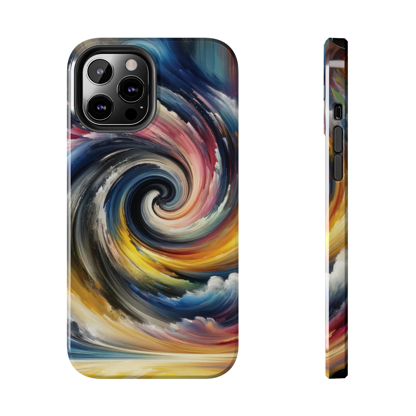 ToughDrop Apple iPhone Case Ft. Swirled Brush