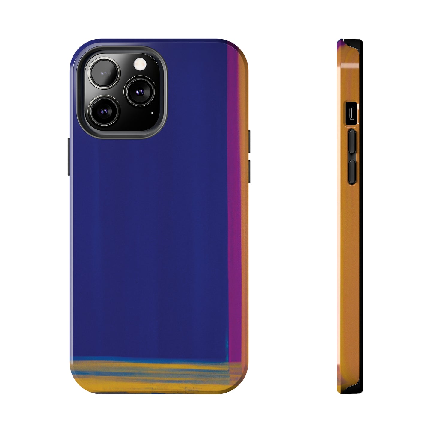 Strong Apple iPhone Case Ft. Minimal Framed Blue