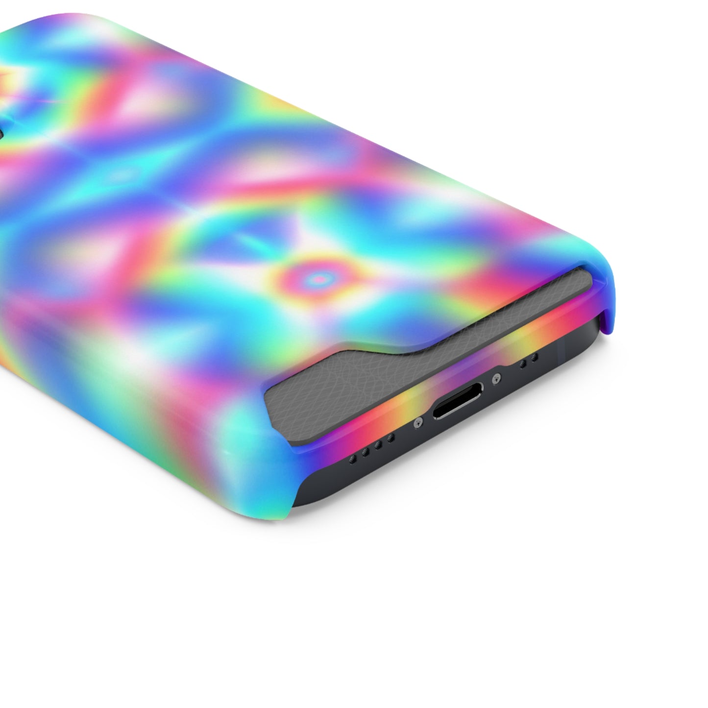 iPhone 13 and Samsung S21, S22 Cases with Card Holder Ft. Light Crystal