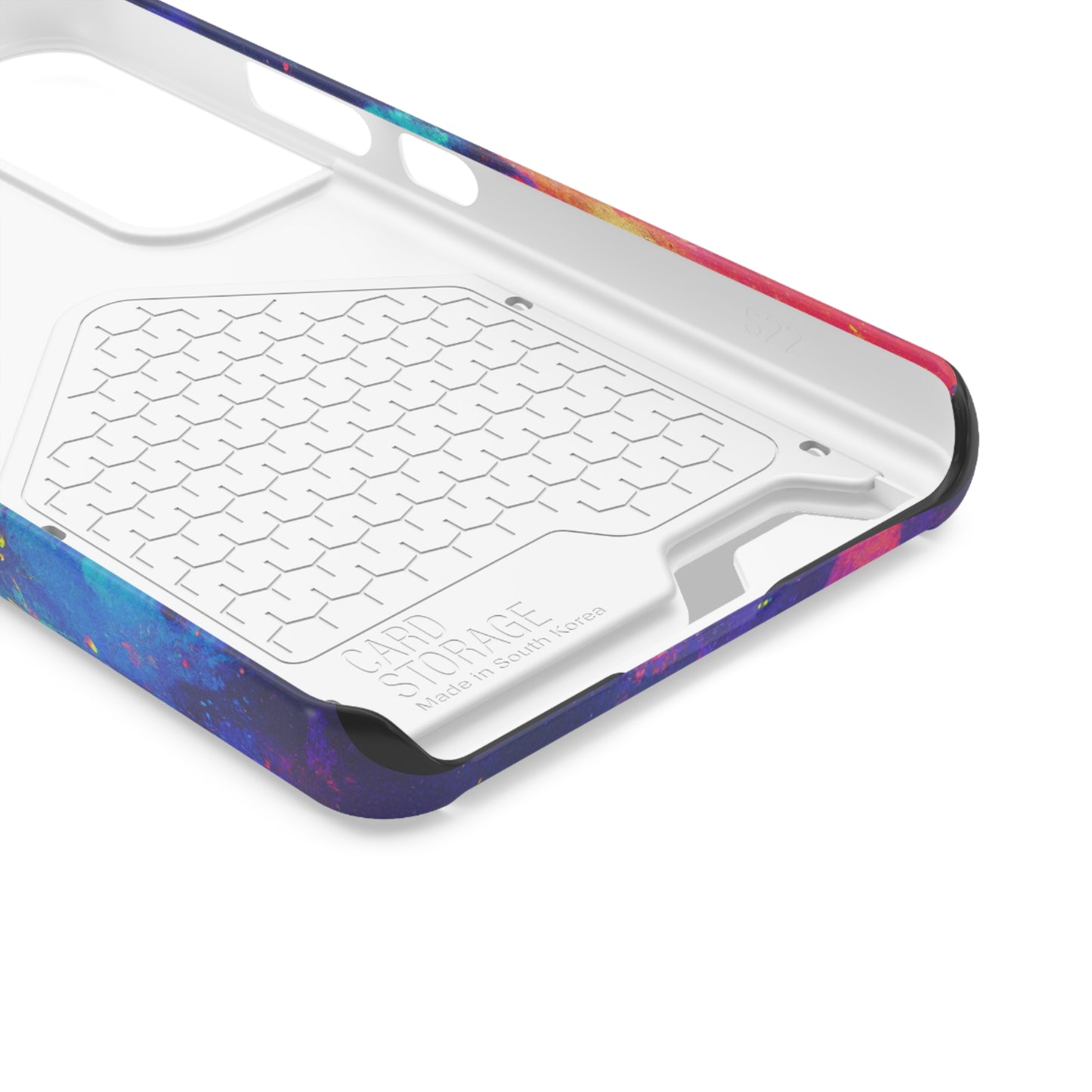 iPhone and Samsung Cases with Card Holder Ft. Abstract Space