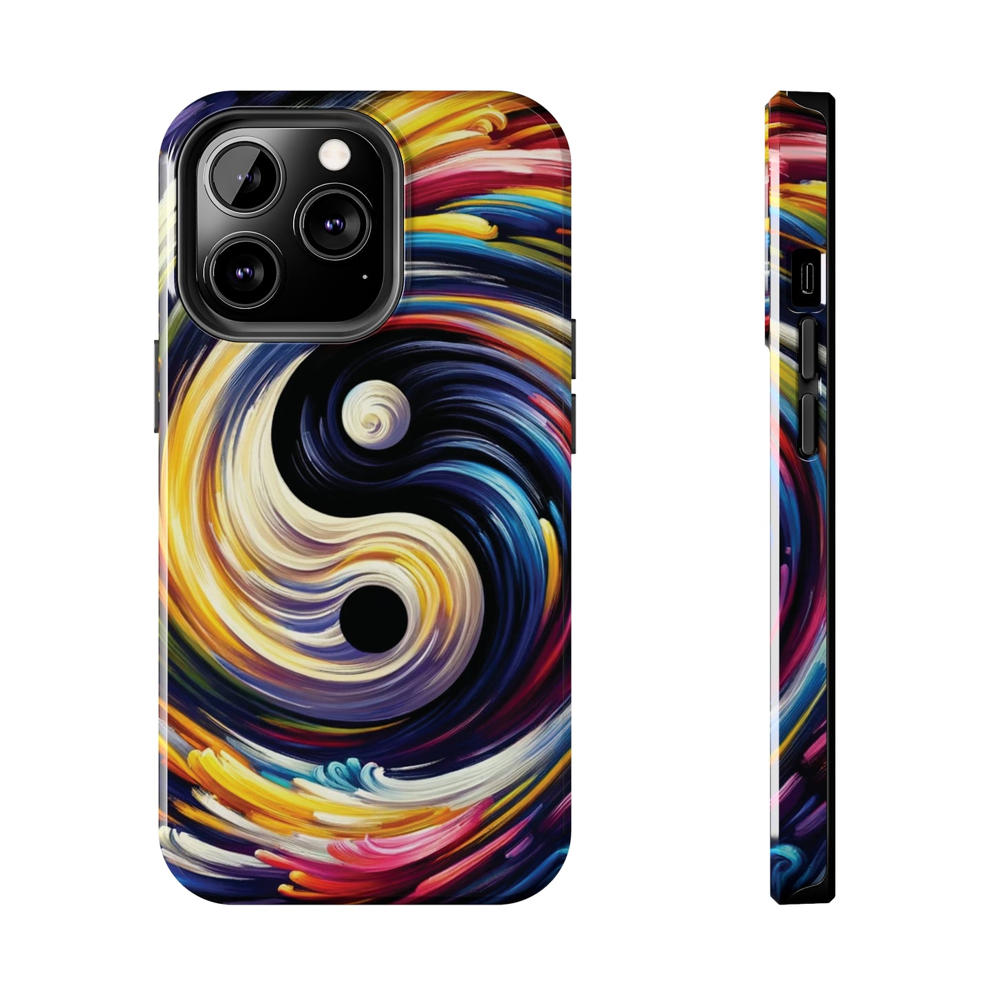 ToughDrop Apple iPhone Case Ft. Abstract Yin Yang