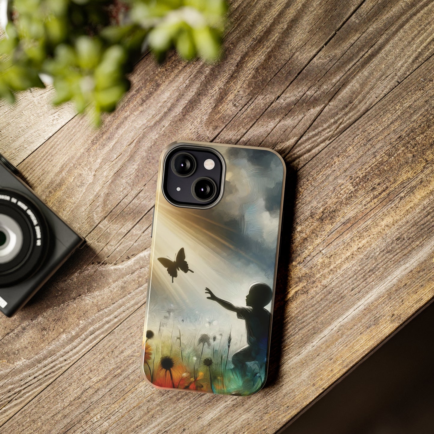 ToughDrop Apple iPhone Case Ft. Butterfly Shadow