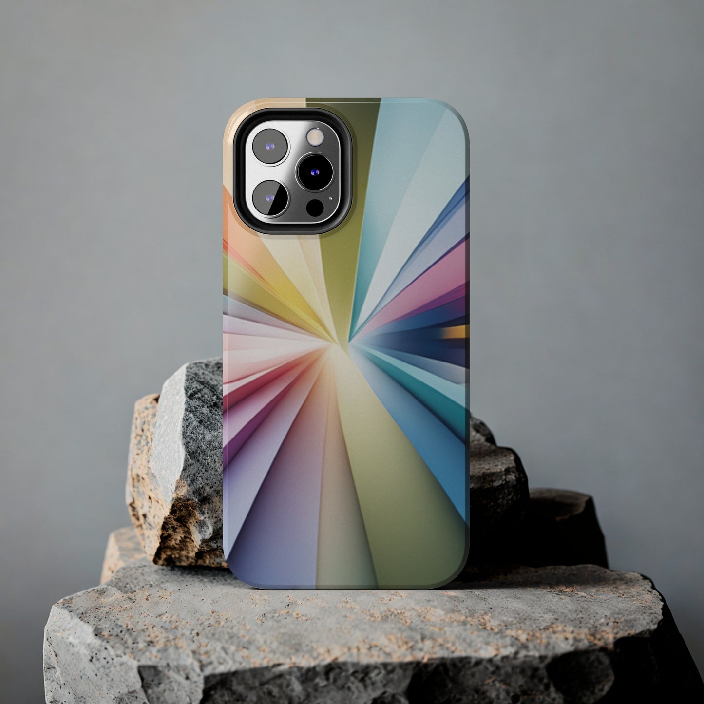 Tough Apple iPhone Case Ft. Abstract Inner Diamond