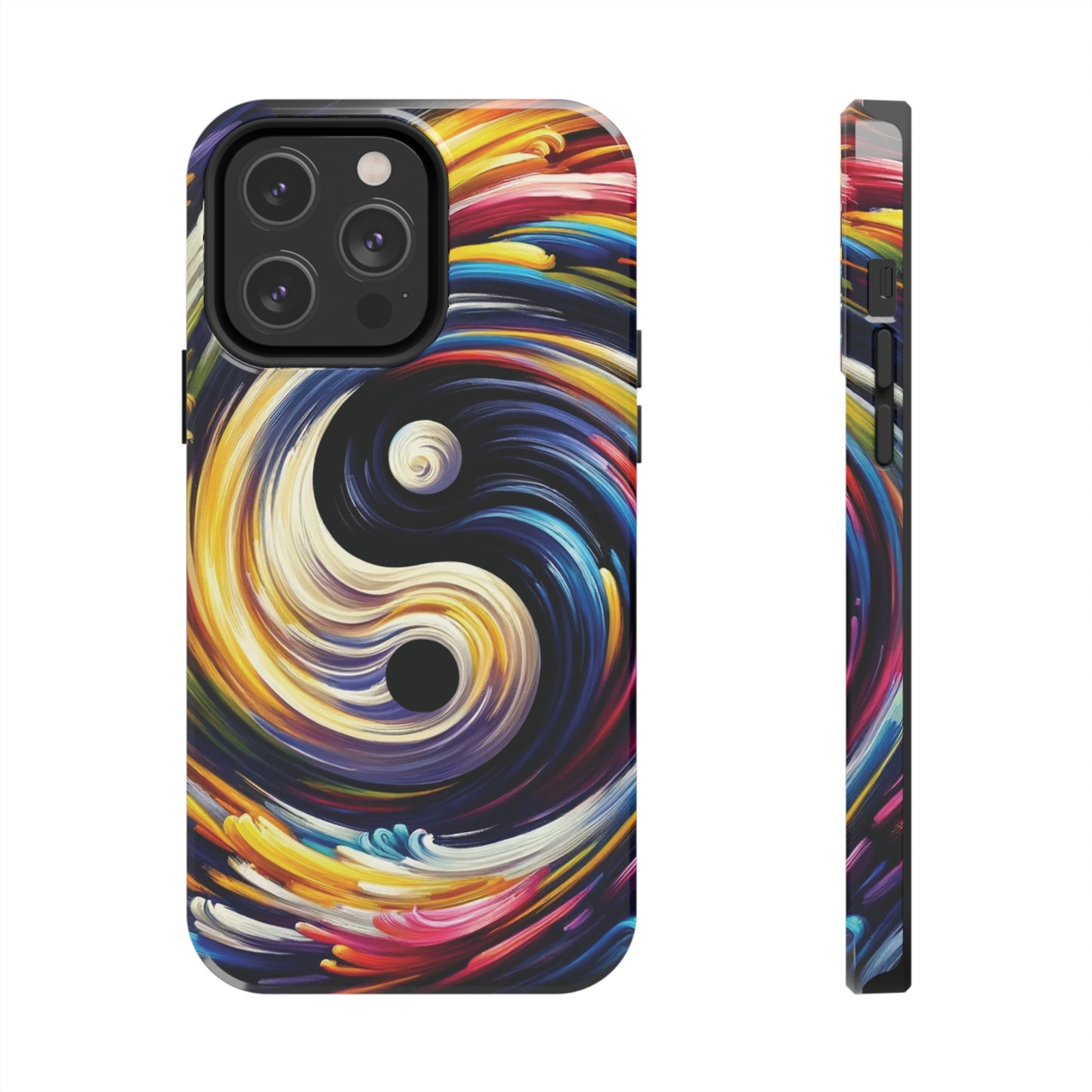 ToughDrop Apple iPhone Case Ft. Abstract Yin Yang